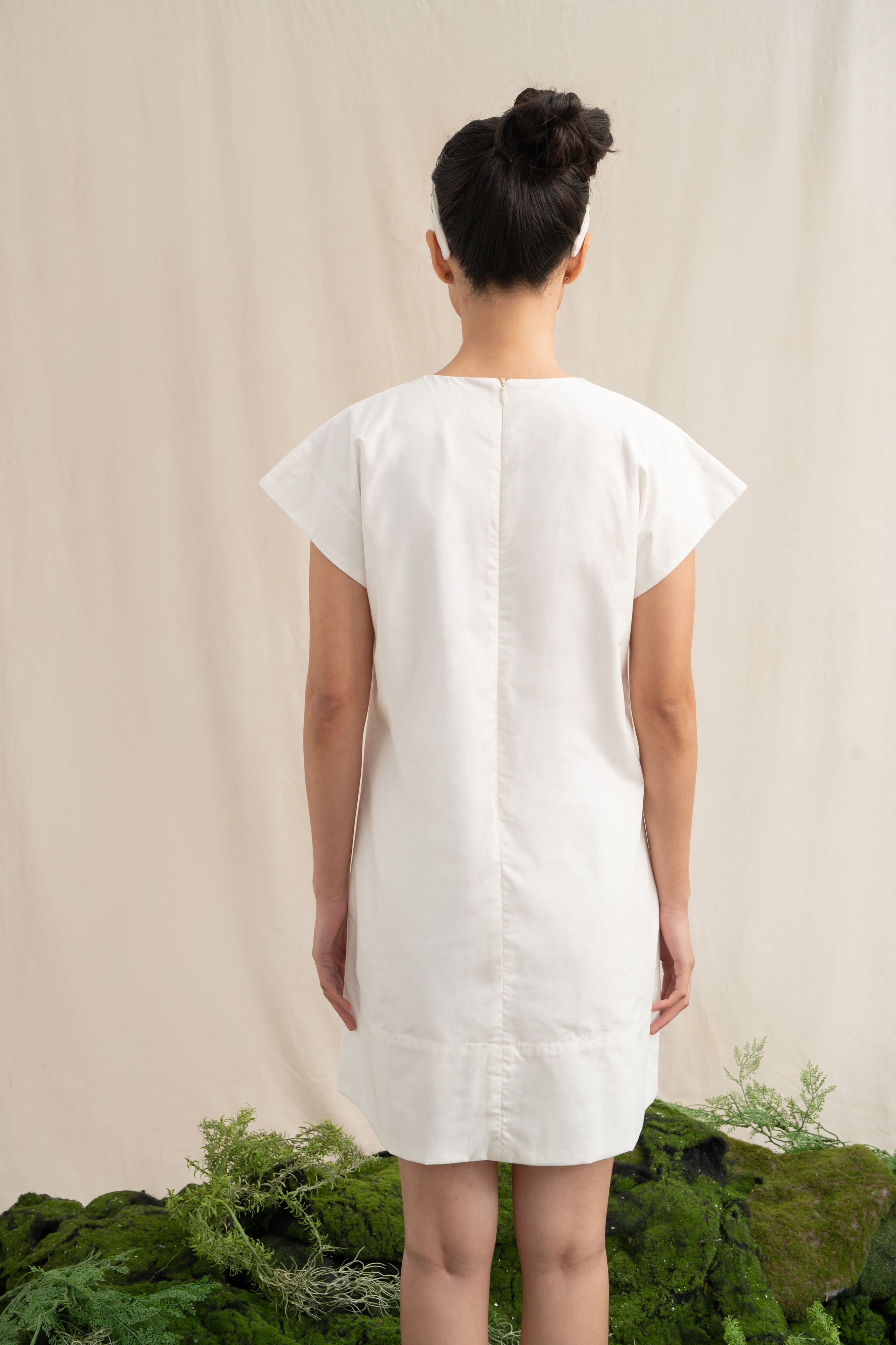 SD Sleeve Mini Dress in Buttermilk (Shipment Date 8-19 June 2026)
