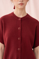 NVR Knit Button Top