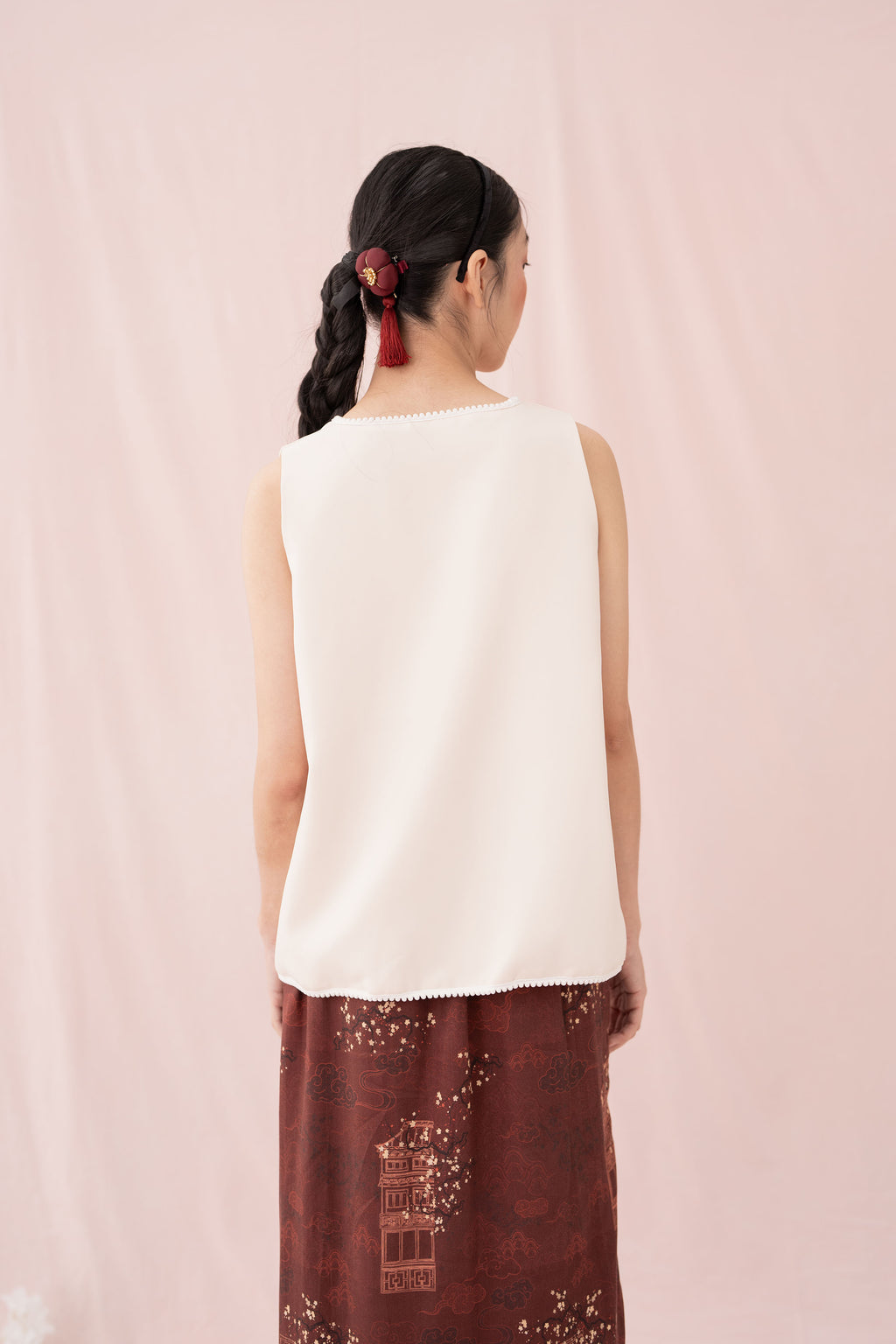 ETNY Pompom Ribbon Vest