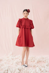 ⁠ETNY Puff Sleeve Dress (Ready Shipment 13-24 December 2024)