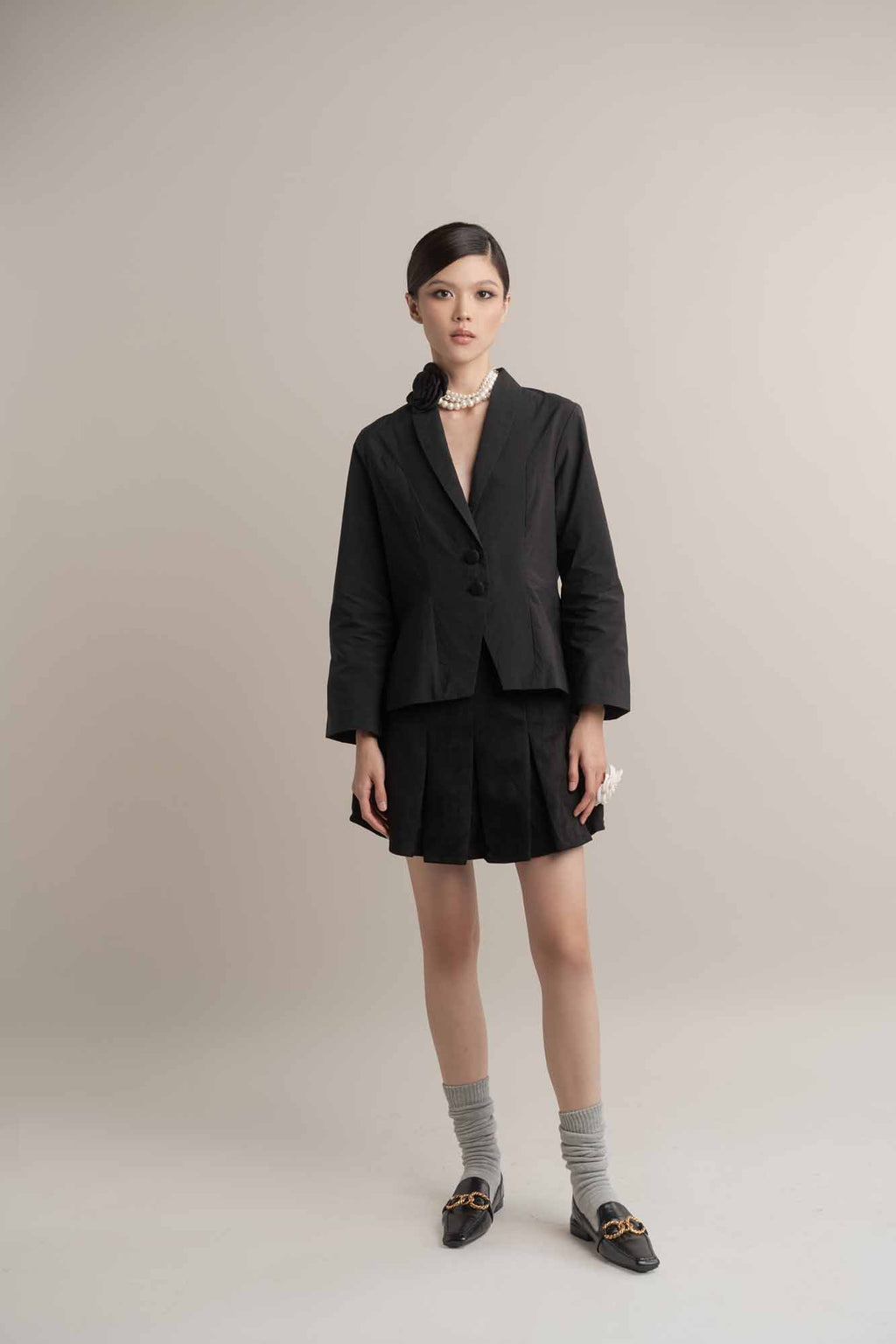 Camilla Blazer with Brooch