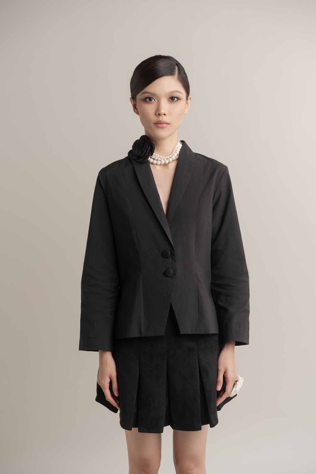 Camilla Blazer with Brooch