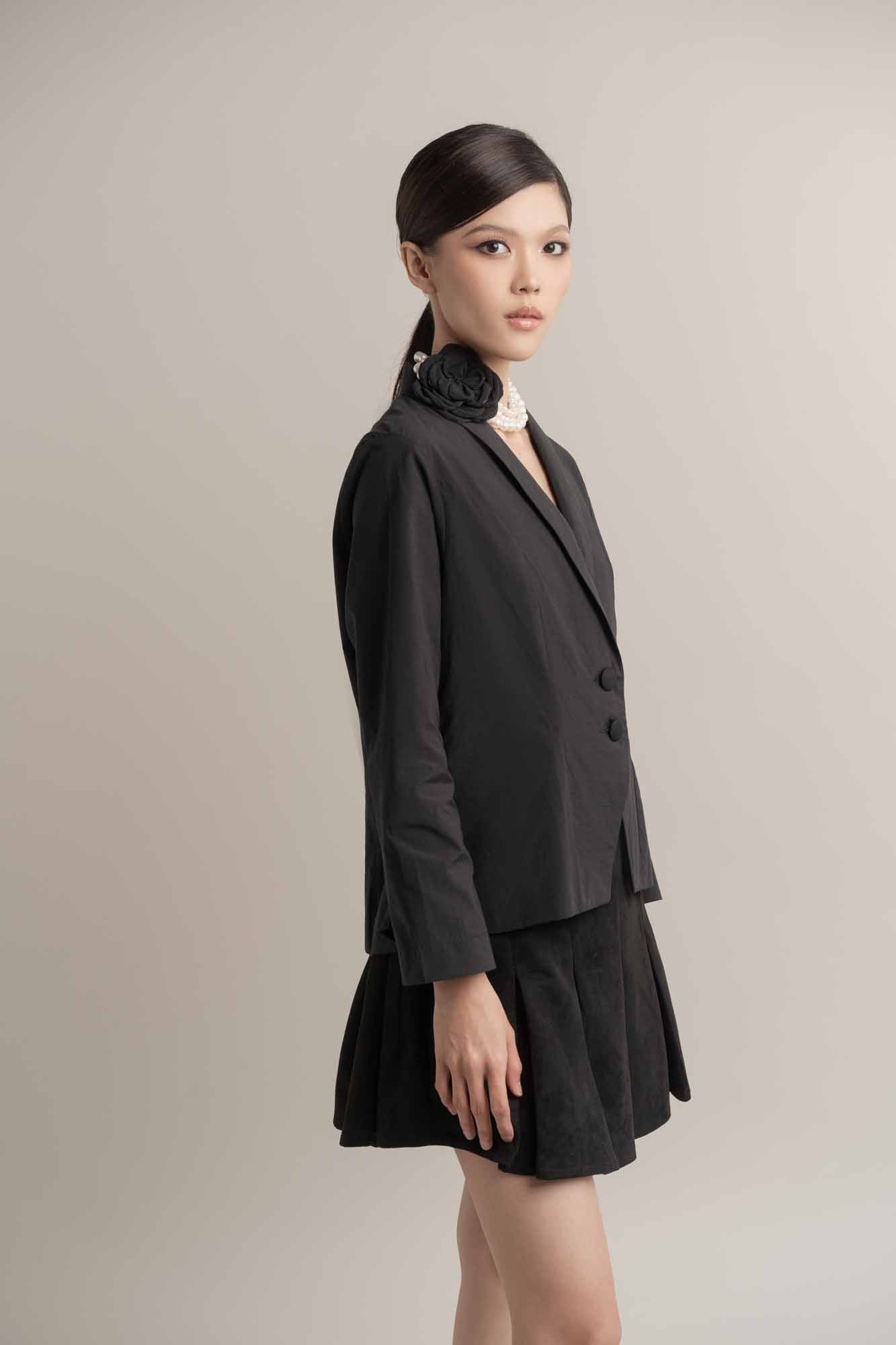 Camilla Blazer with Brooch