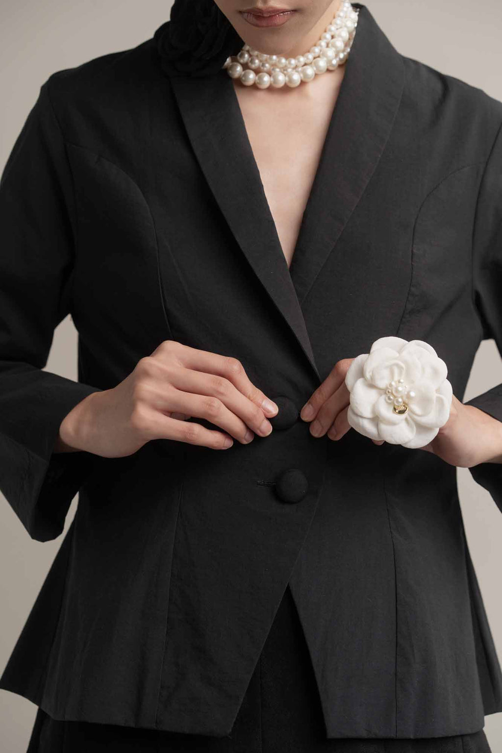 Camilla Blazer with Brooch