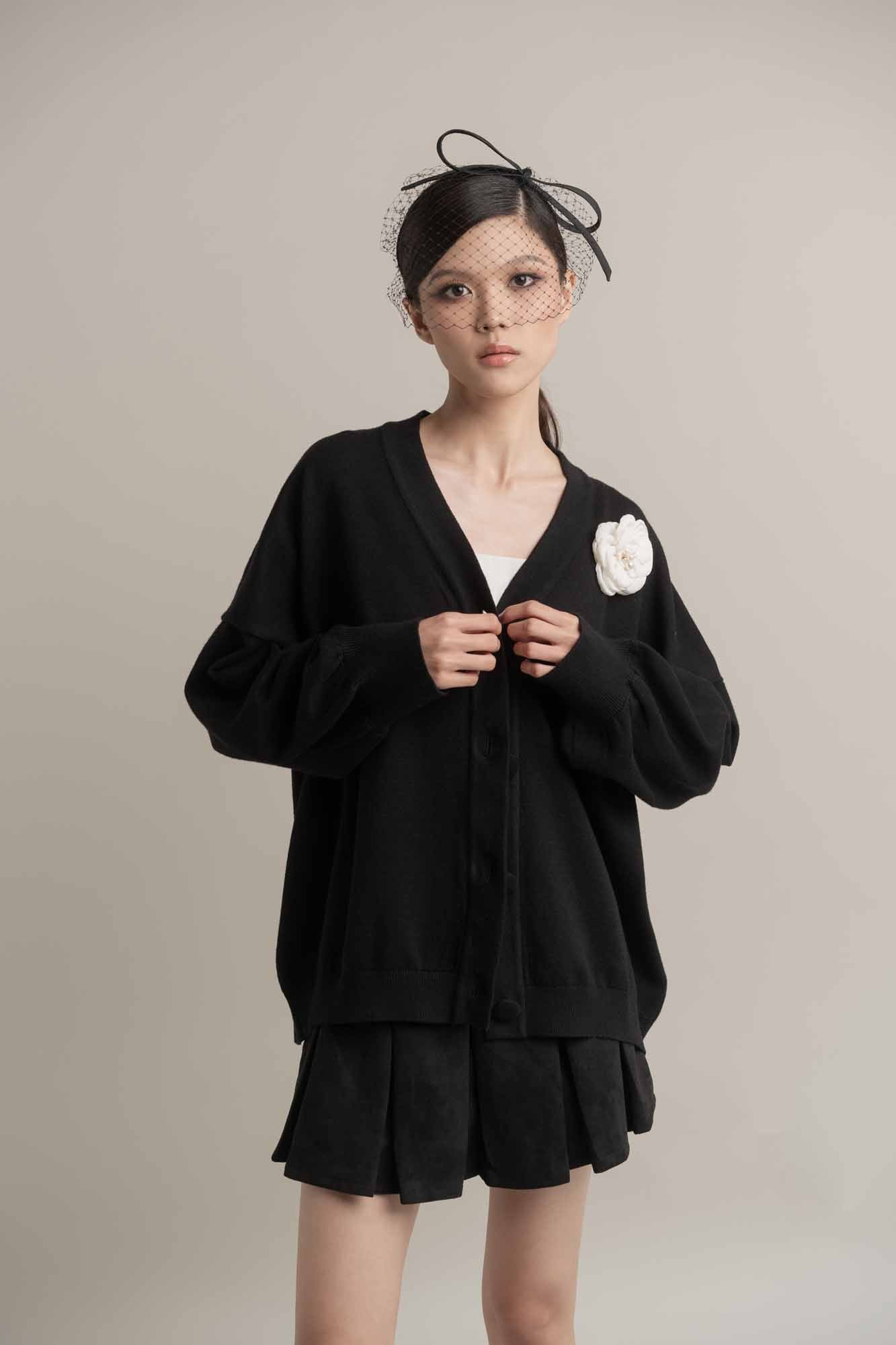 Camilla Cardigan with Brooch