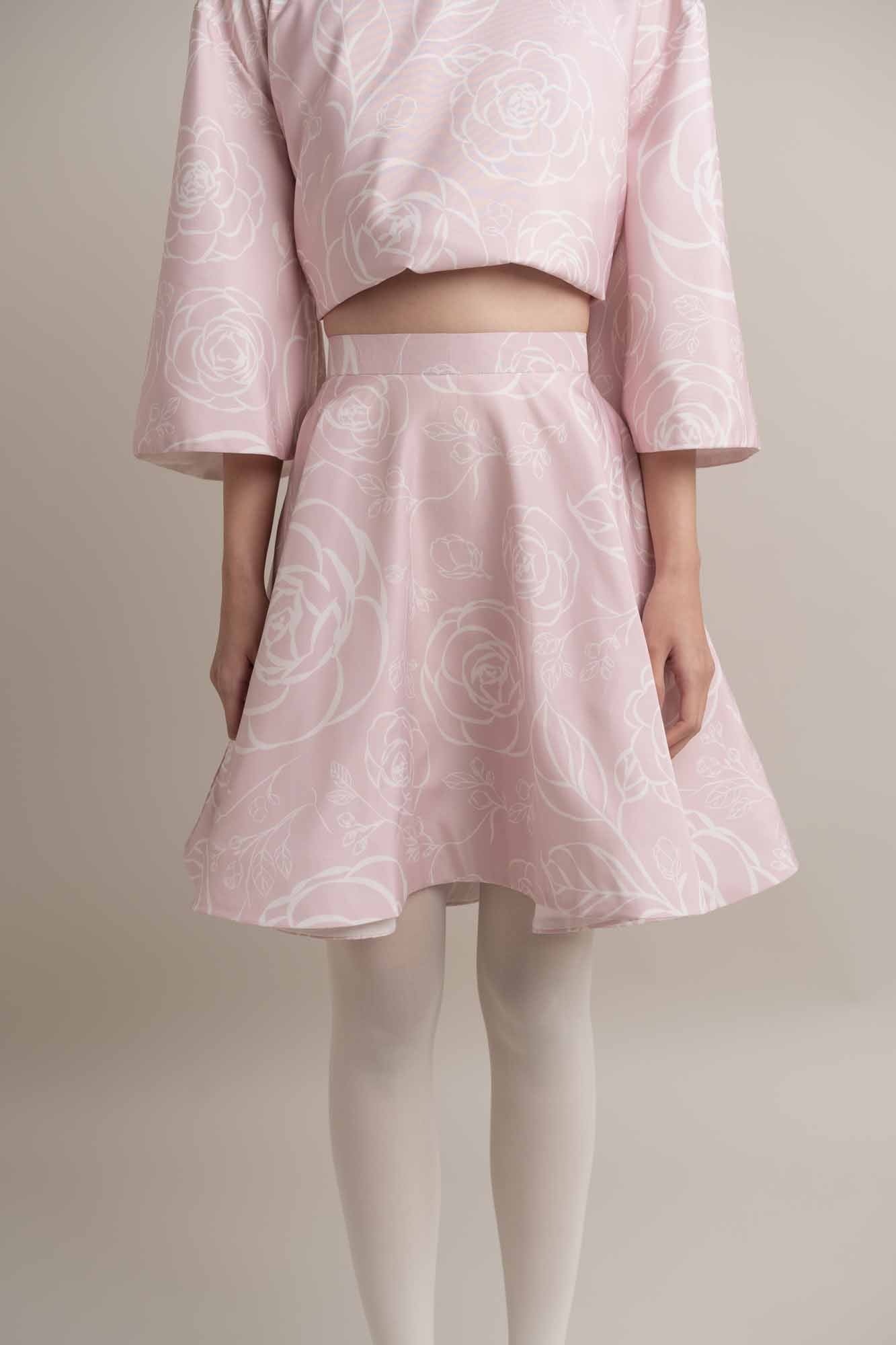 Camilla Pattern Flowy Skirt