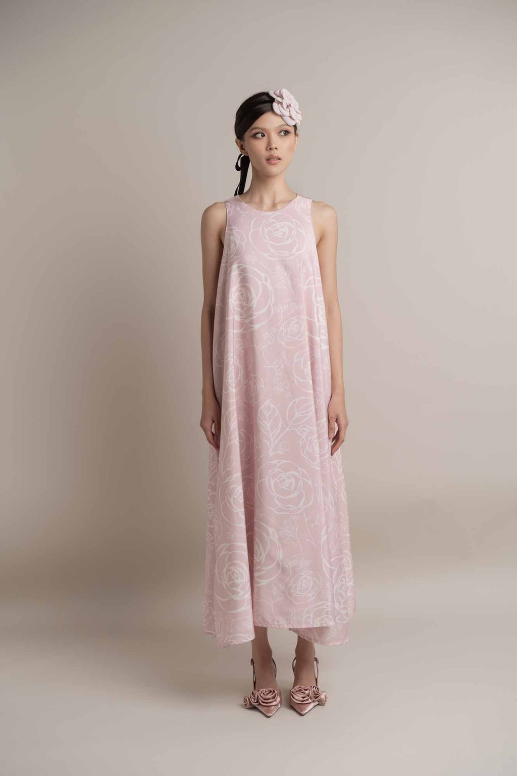 Camilla Pattern Sleeveless Midi Dress