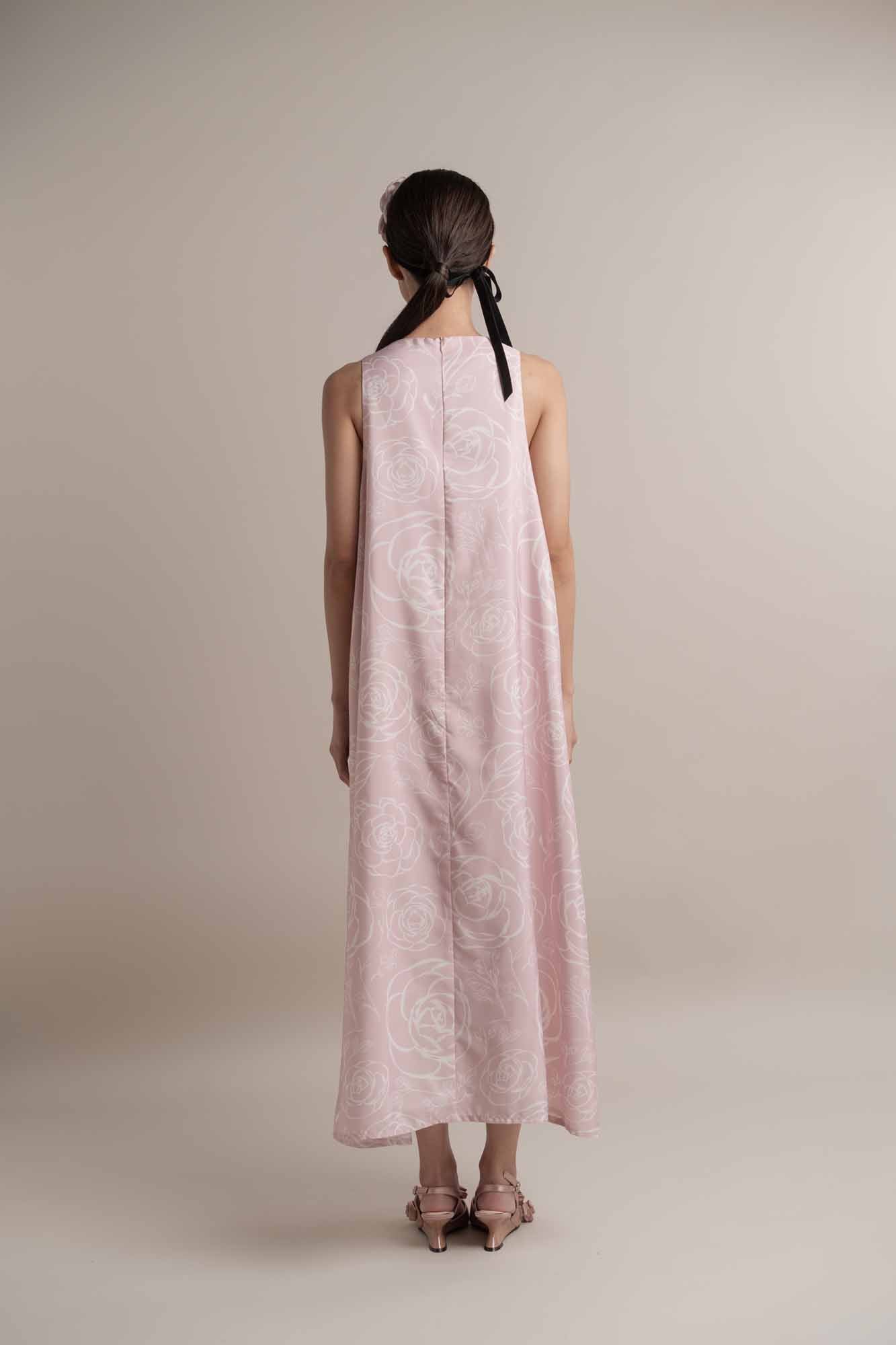 Camilla Pattern Sleeveless Midi Dress