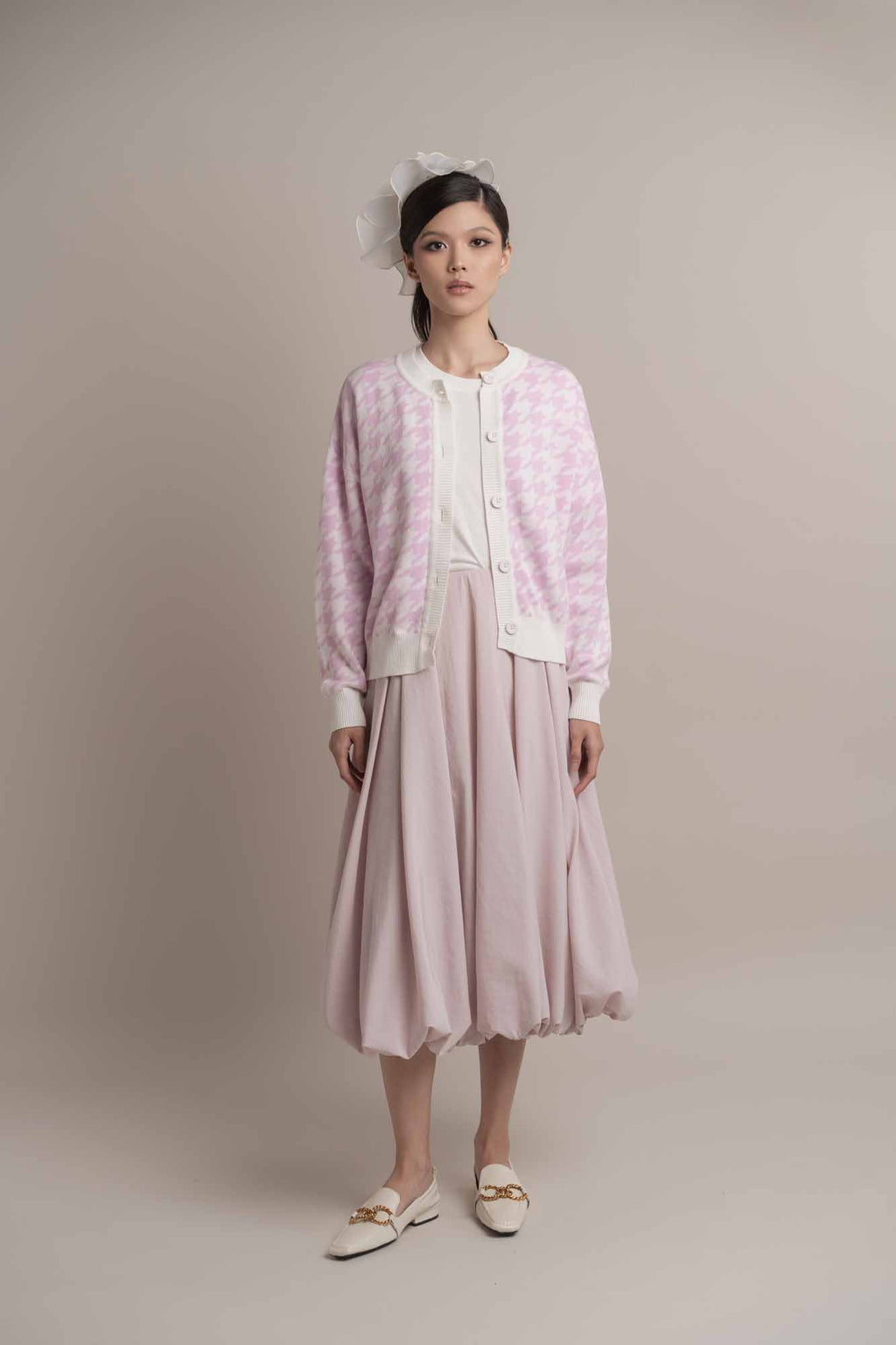 Camilla Houndstooth Cardigan