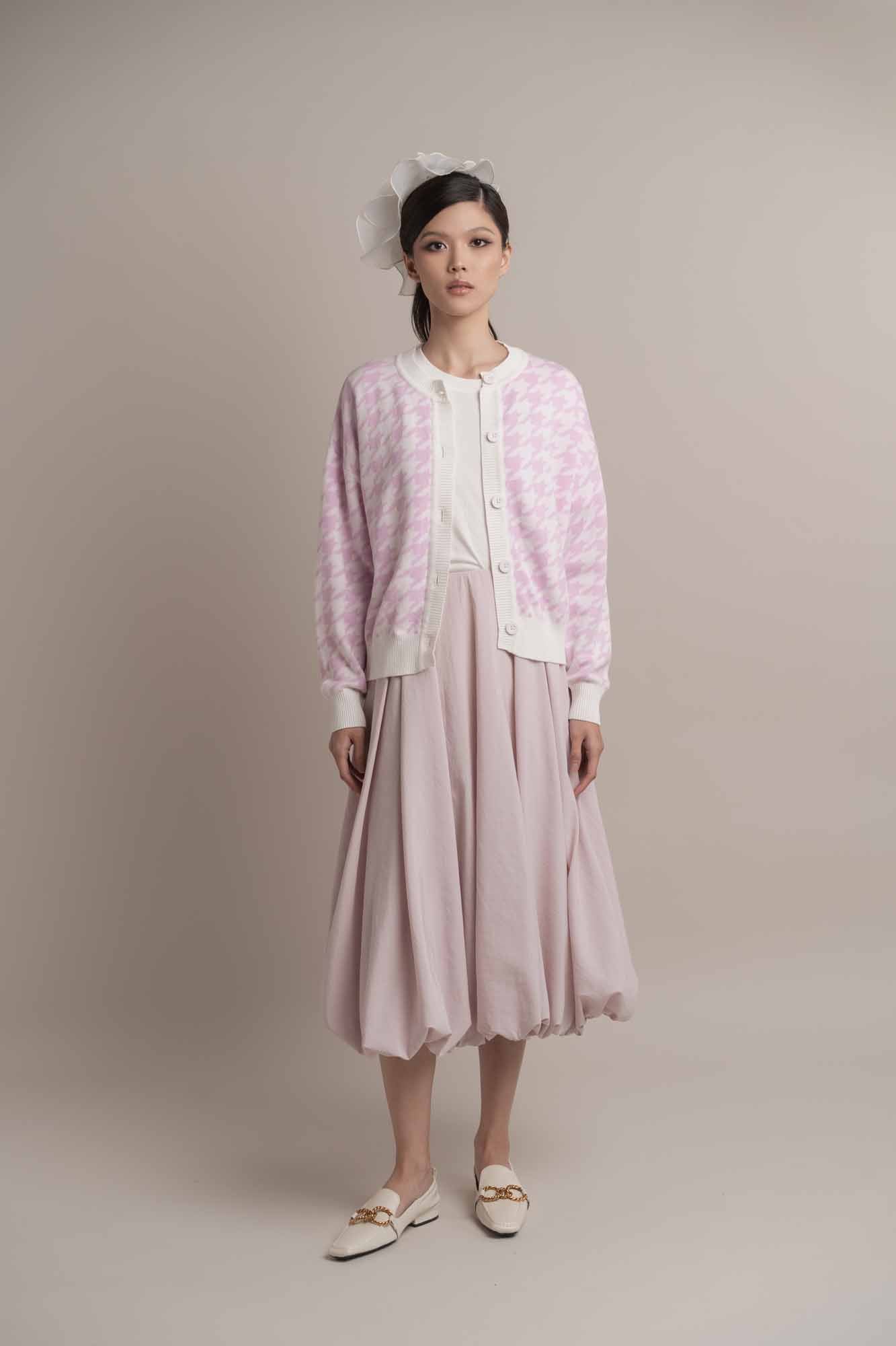 Camilla Houndstooth Cardigan