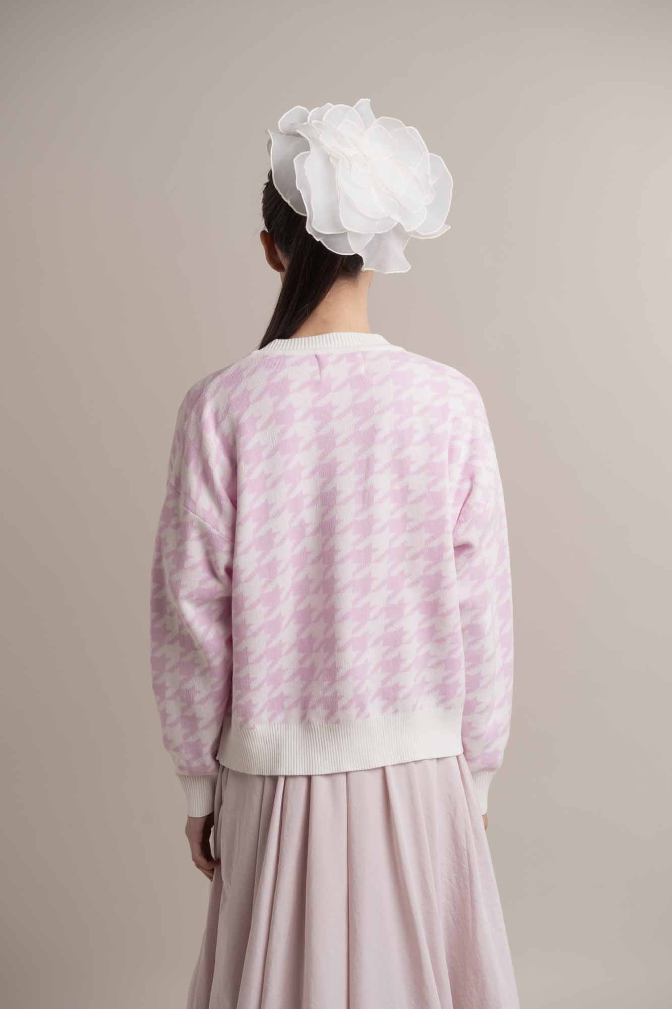 Camilla Houndstooth Cardigan