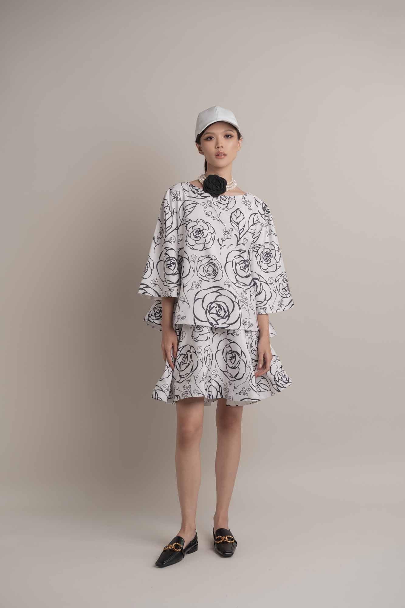 Camilla Pattern Flowy Top