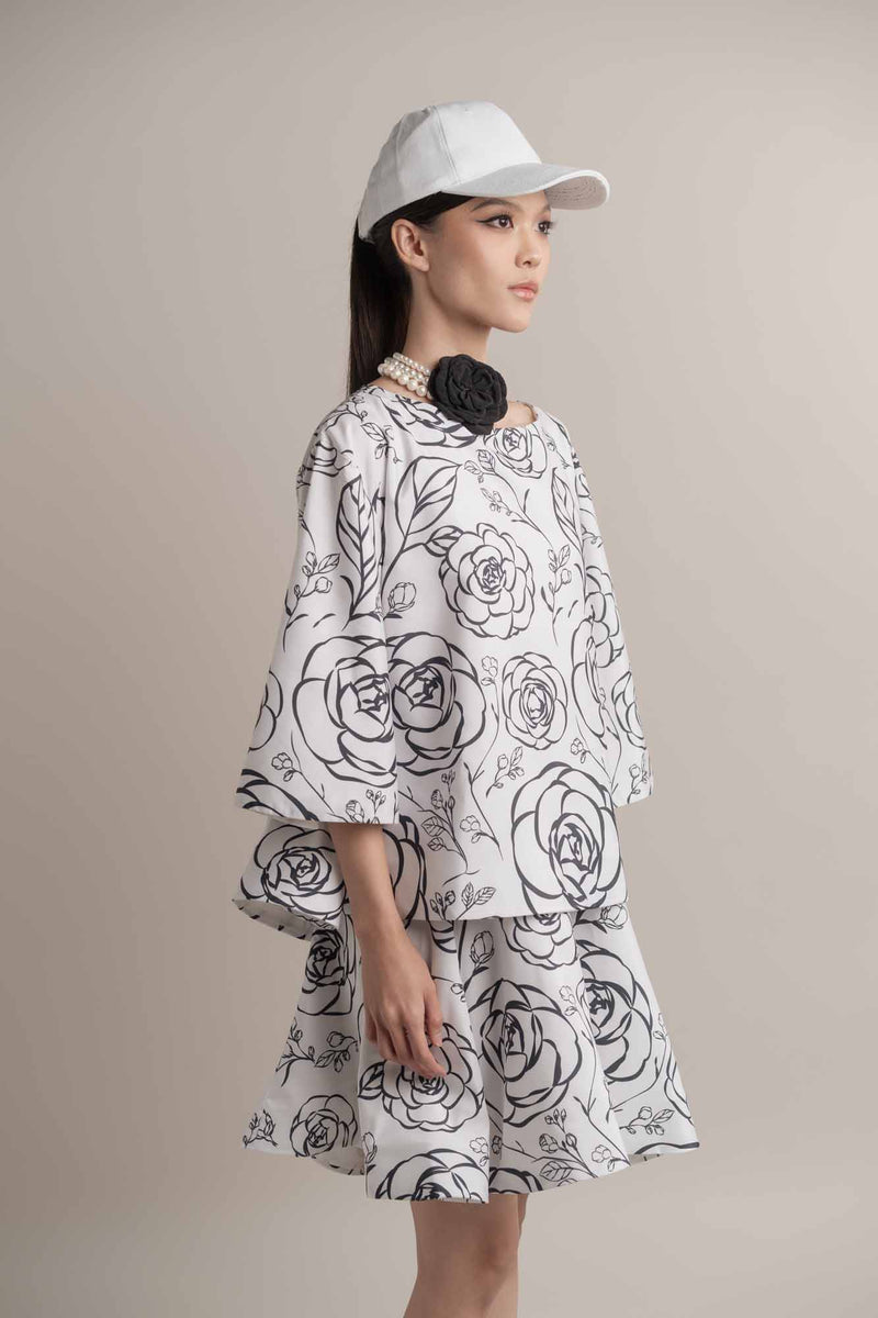 Camilla Pattern Flowy Top – NOVERE