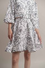 Camilla Pattern Flowy Skirt