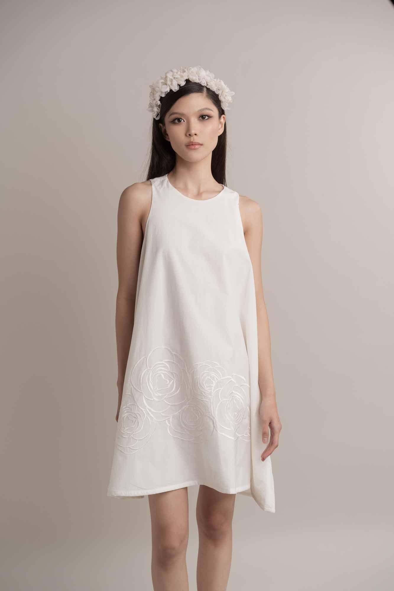 Camilla Embroidery Mini Dress