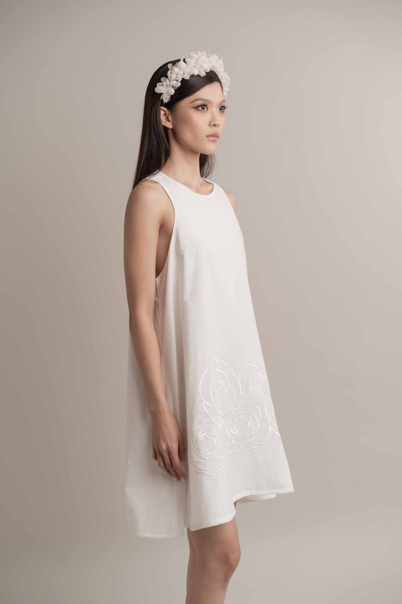 Camilla Embroidery Mini Dress