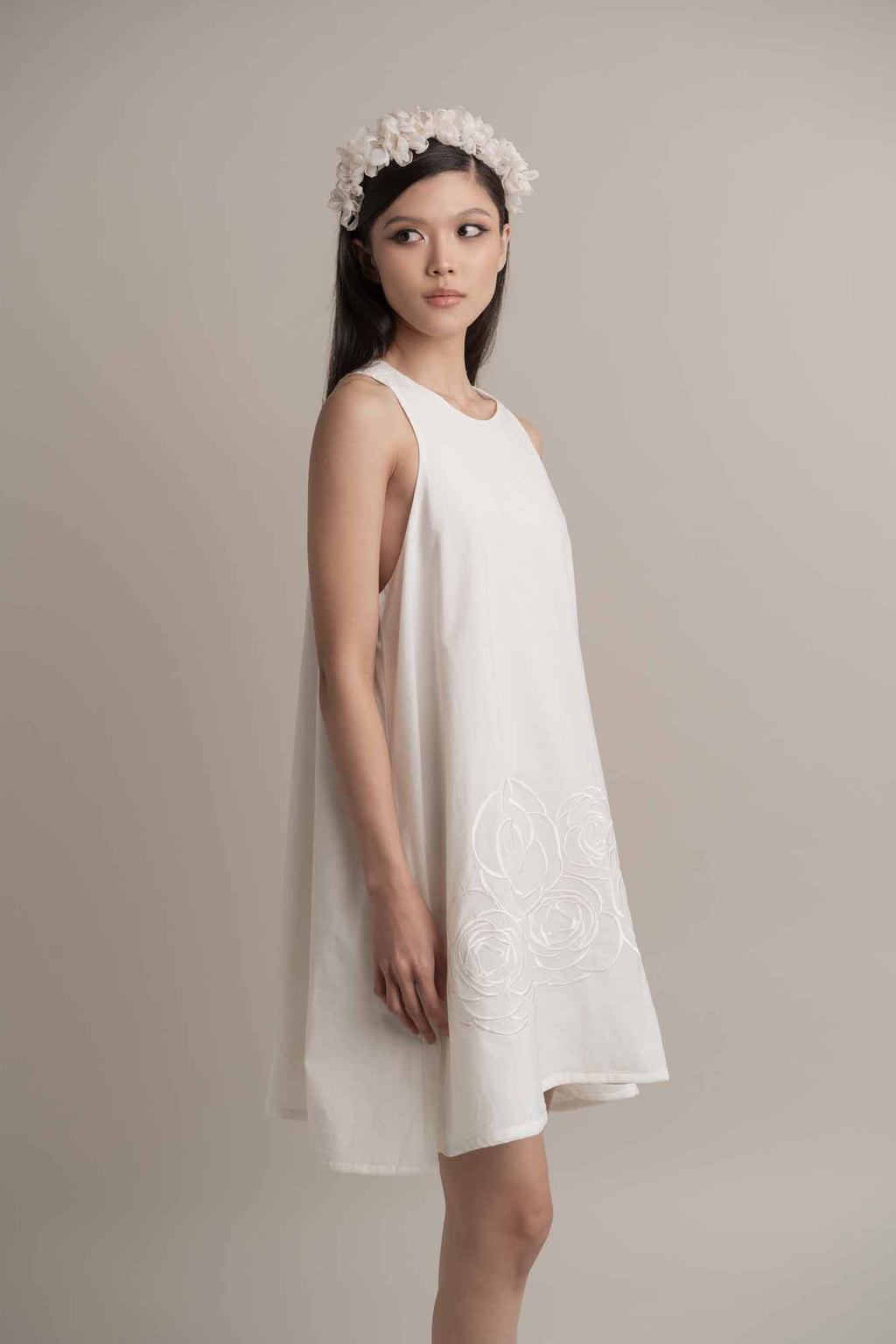 Camilla Embroidery Mini Dress