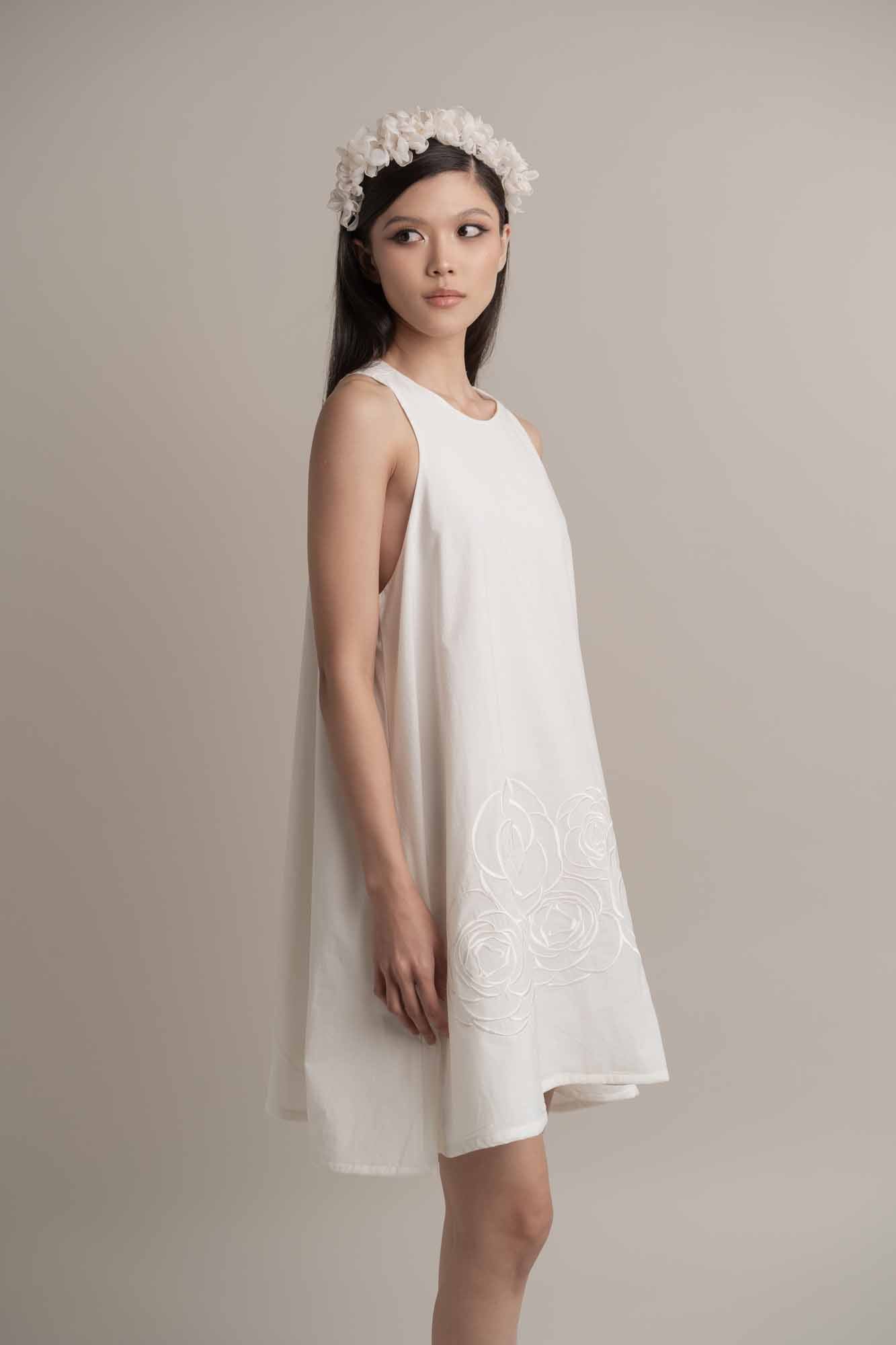 Camilla Embroidery Mini Dress