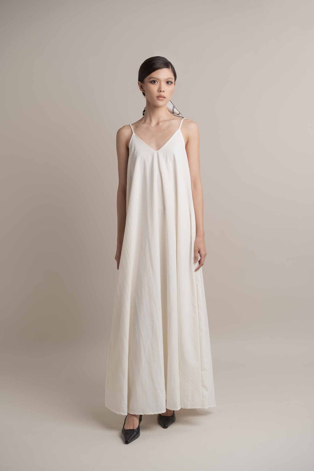 Camilla Long Dress with Brooch