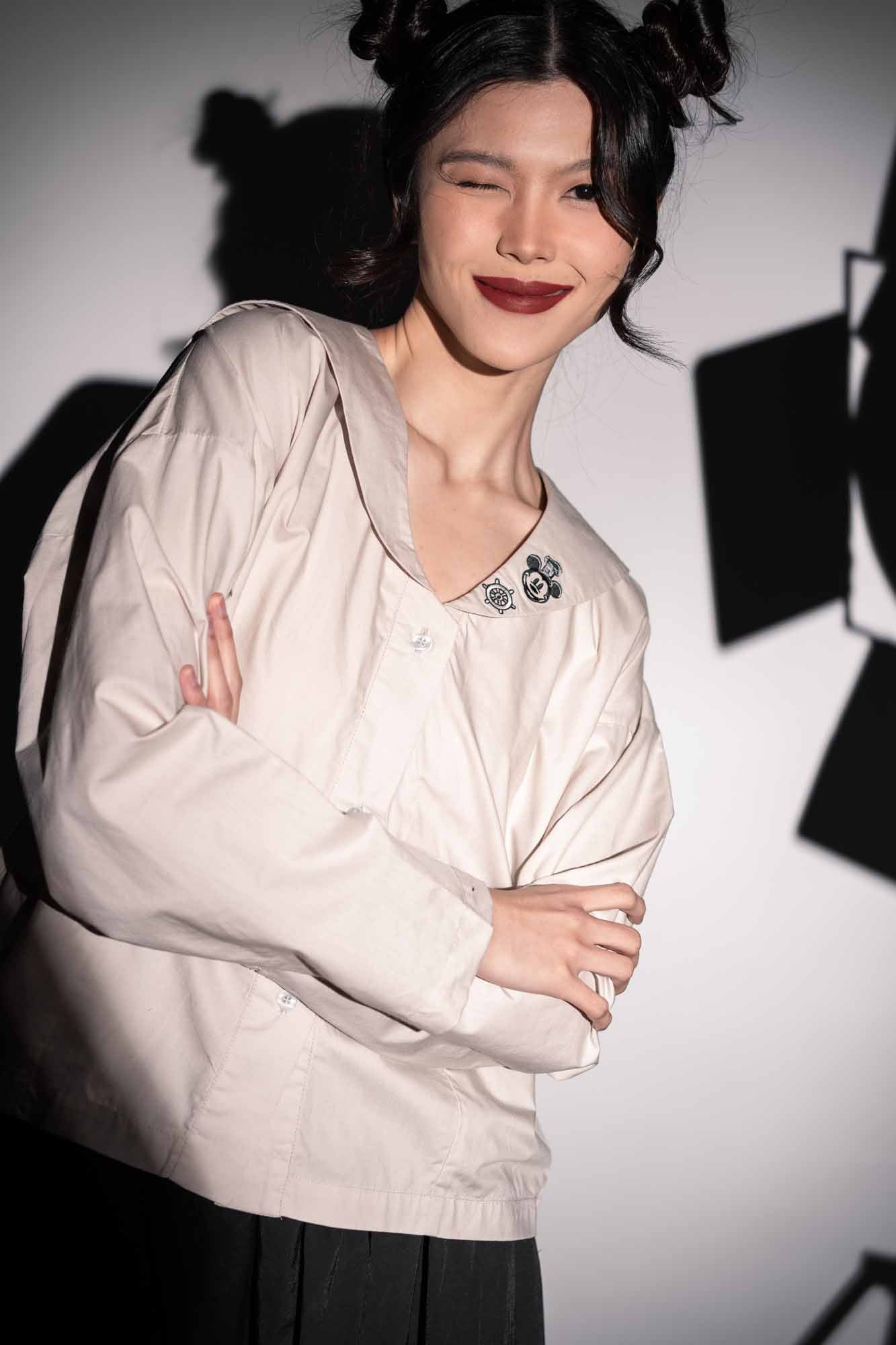 Steamboat Willie Collar Shirt