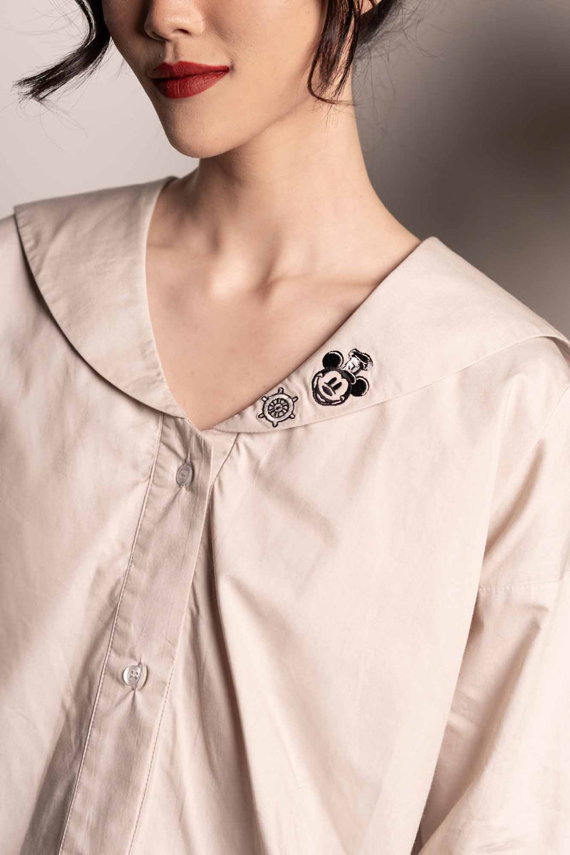 Steamboat Willie Collar Shirt