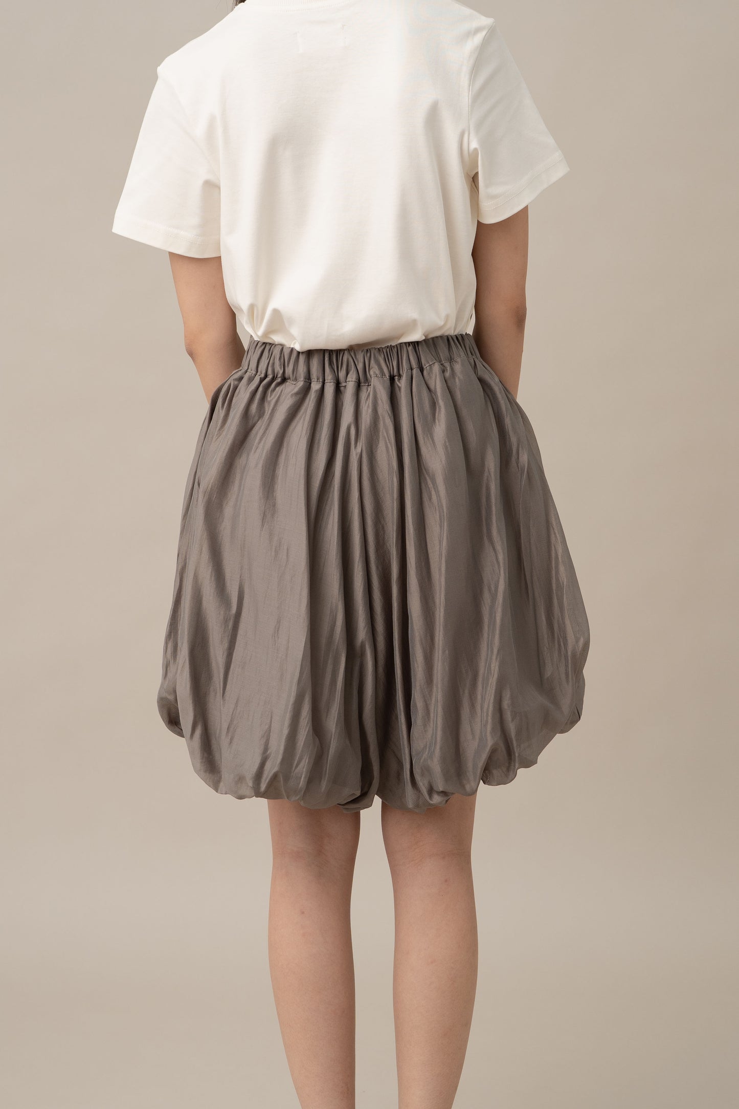 DA Puff Shorts in Gray