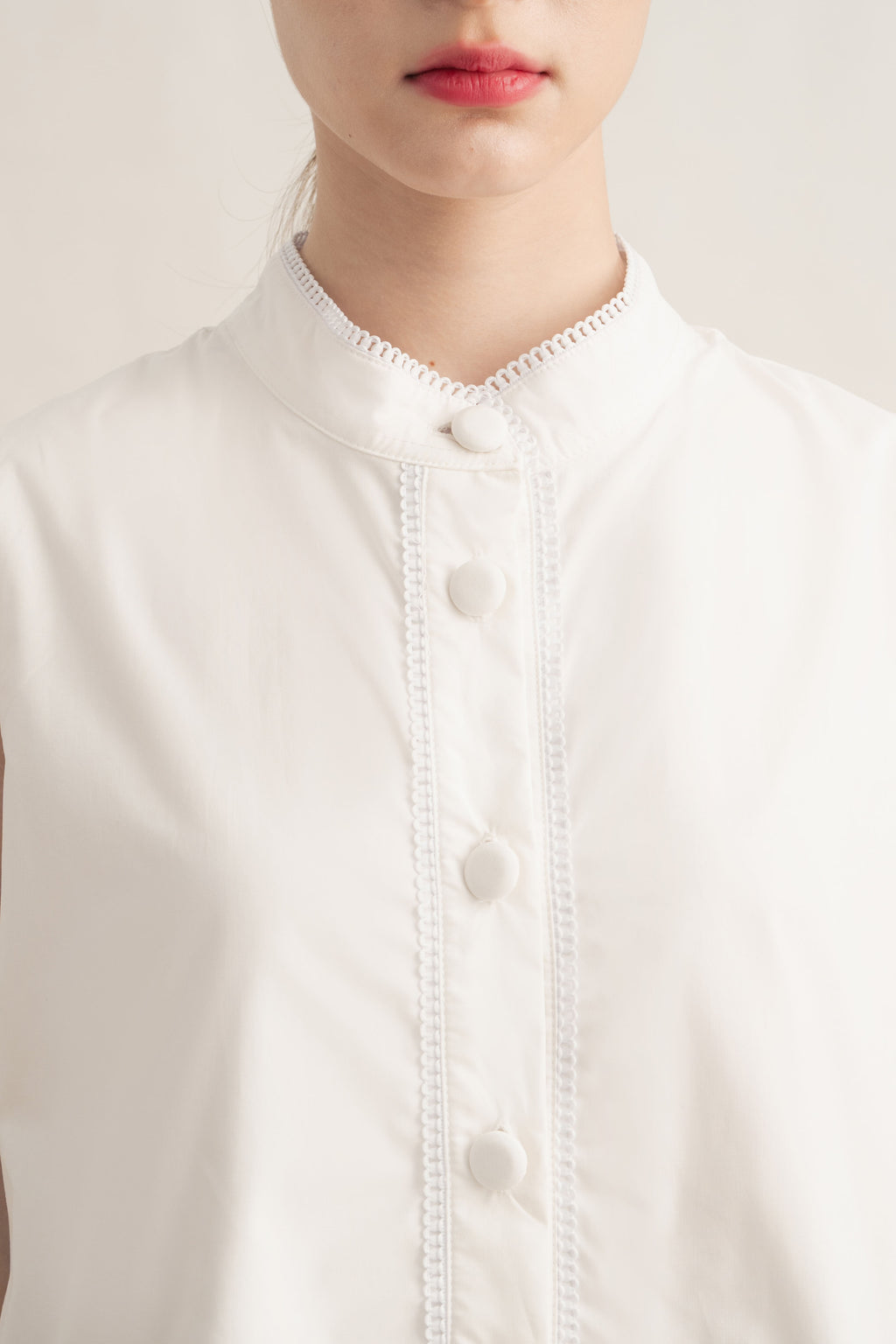 PO Quiet Peplum Pleats Top in Buttermilk (Shipment Date 15 September-05 October 2026)