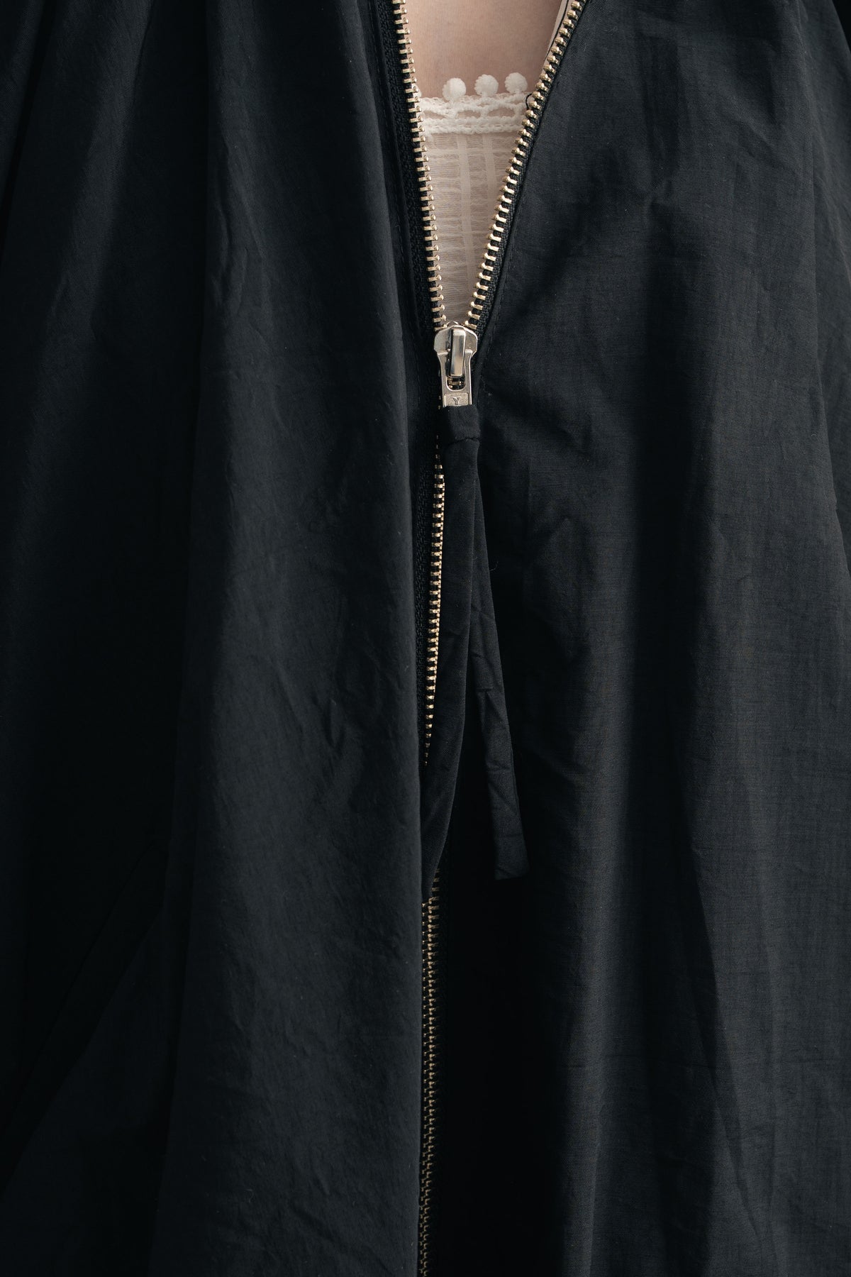 Quiet Balloon Jacket in Licorice