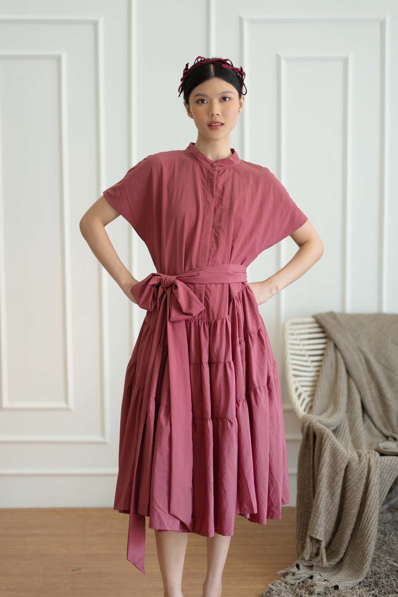 NVR Cherry Paneled Dress