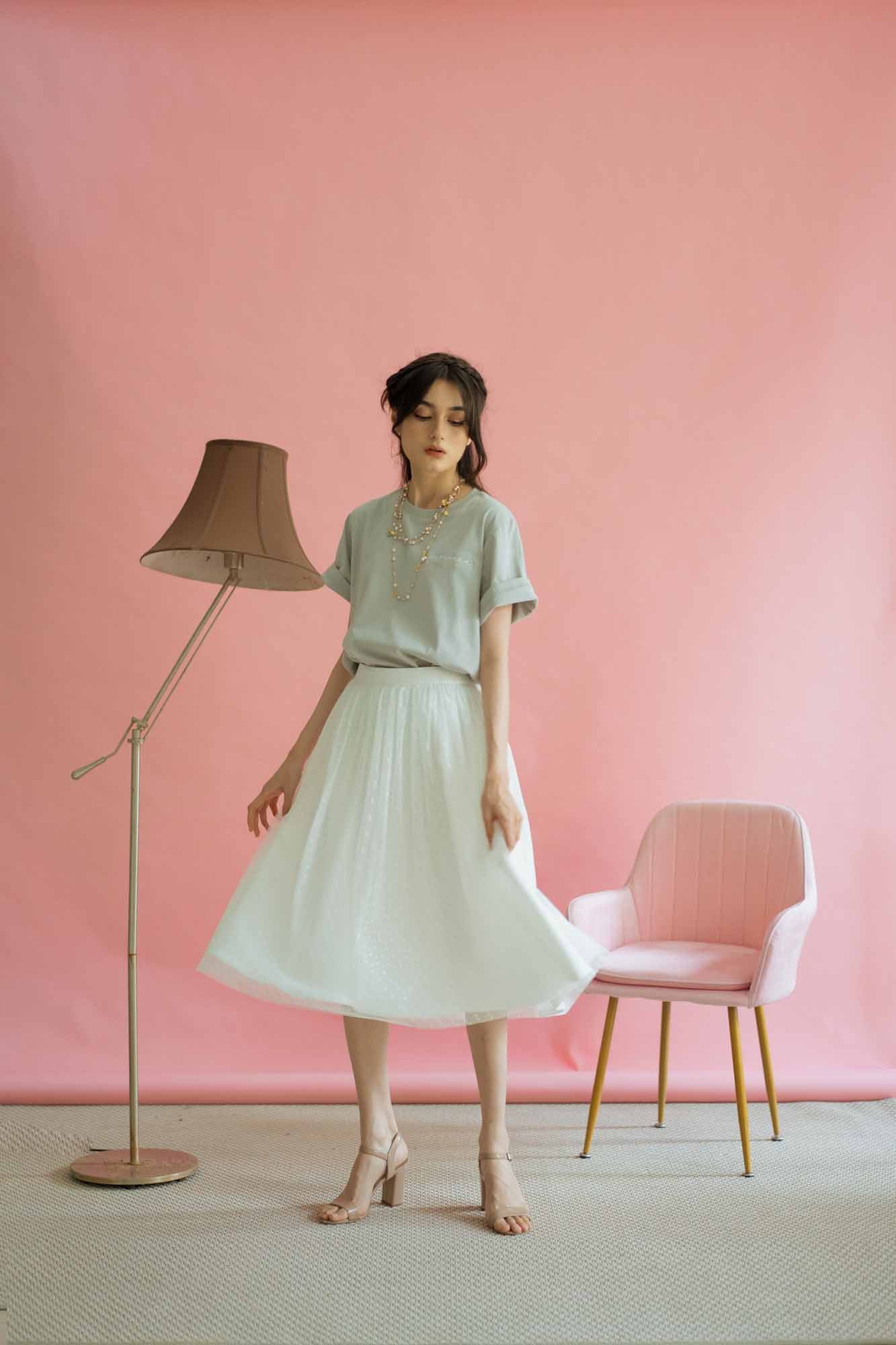Whimsy Blush Skirt
