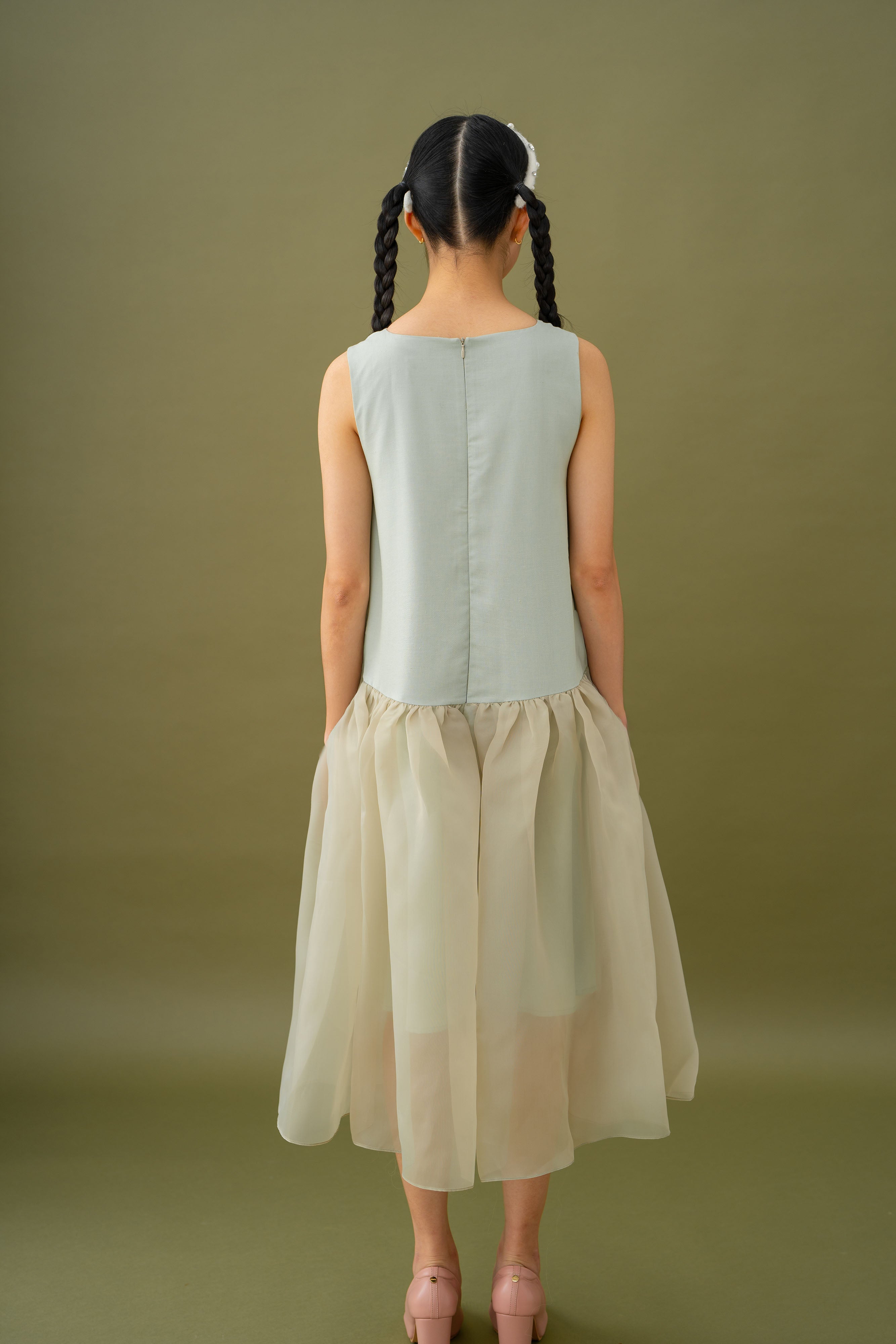 Jade Home Embroidery Dress