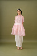 Jade Pattern Babydoll Top