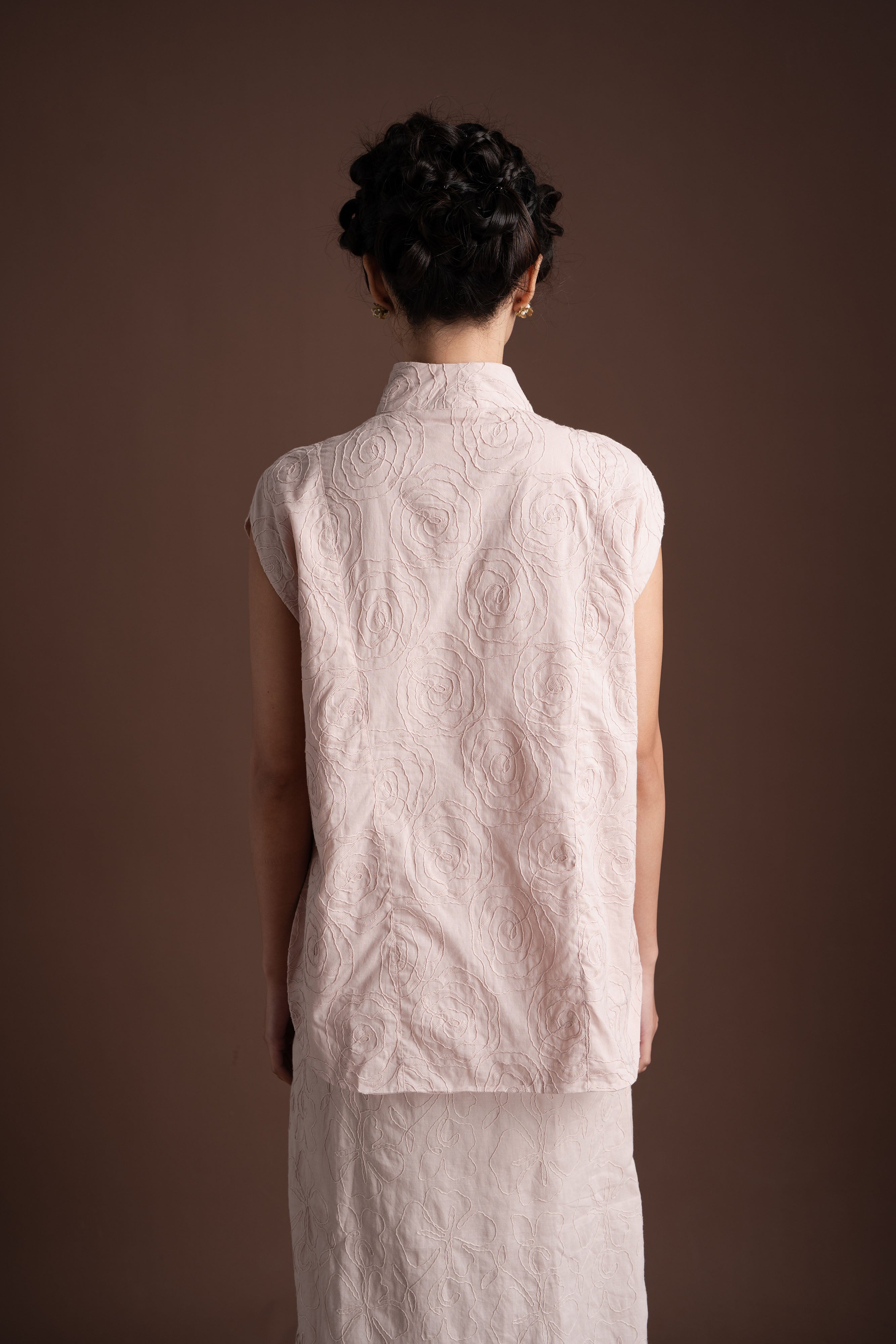 Senandika Kebaya Embroidery Top in Hey Baby - Belt Included