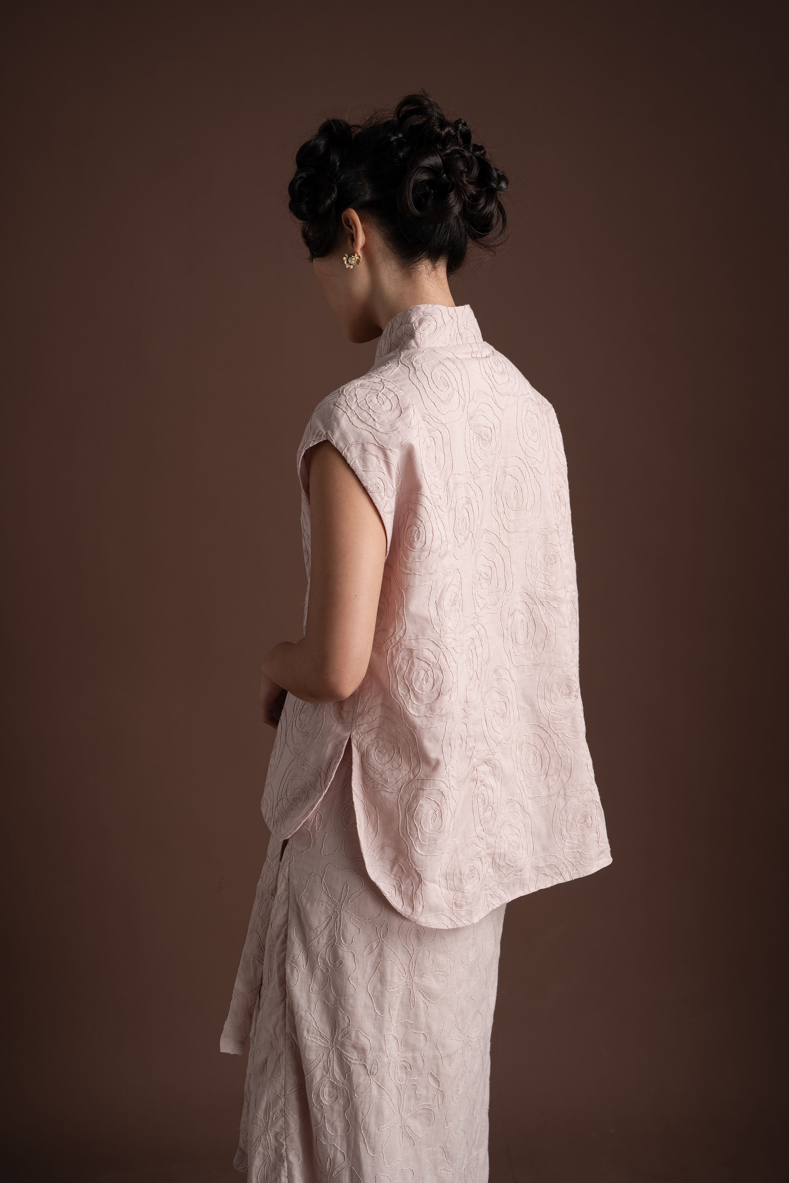 Senandika Kebaya Embroidery Top in Hey Baby - Belt Included