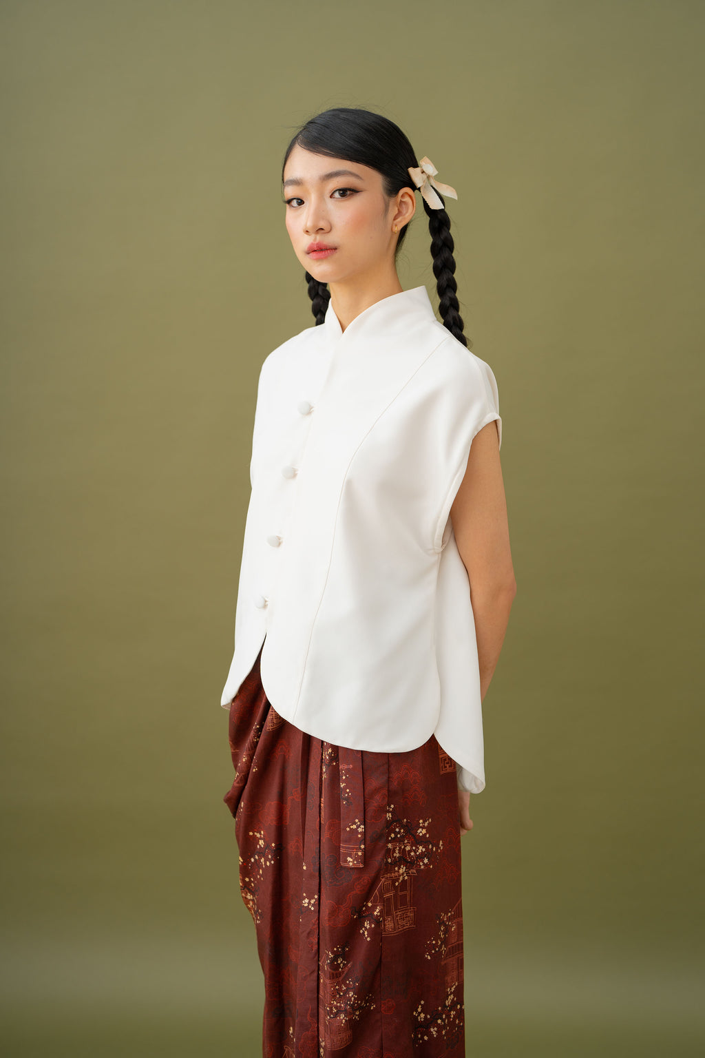 Jade Kebaya Top