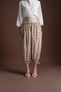 Senandika Rengkuh Pattern Pants in Cream
