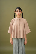 Jade Pleated Top