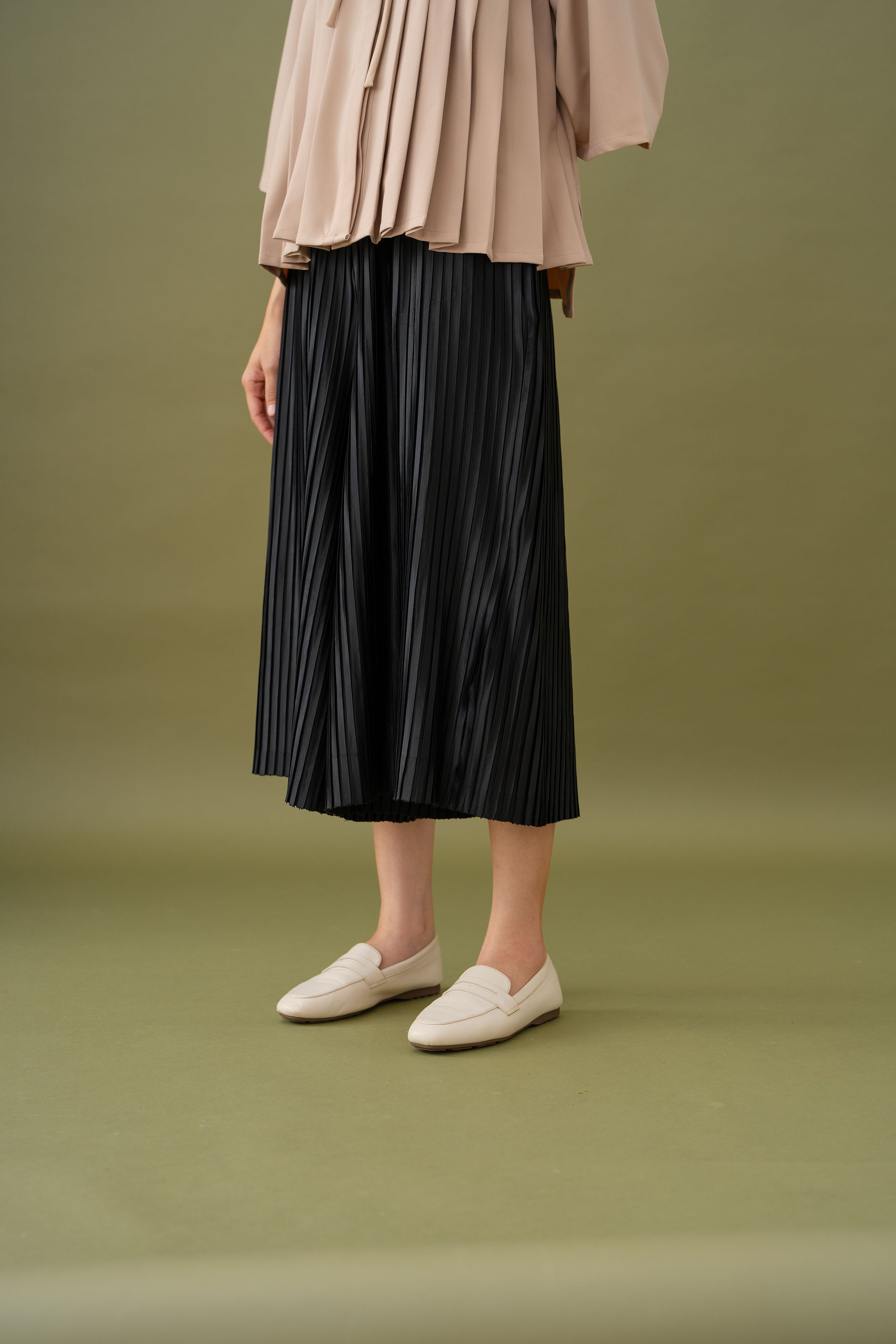 Jade Pleated Cullotes