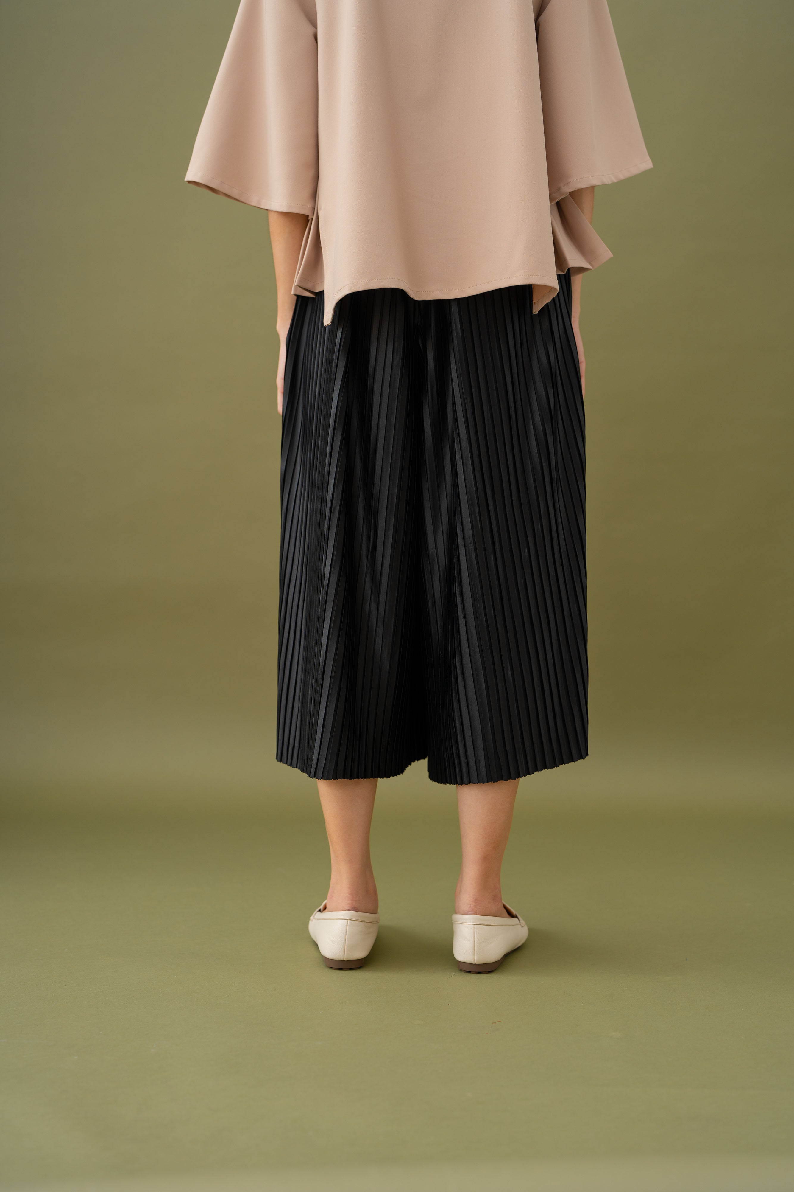 Jade Pleated Cullotes