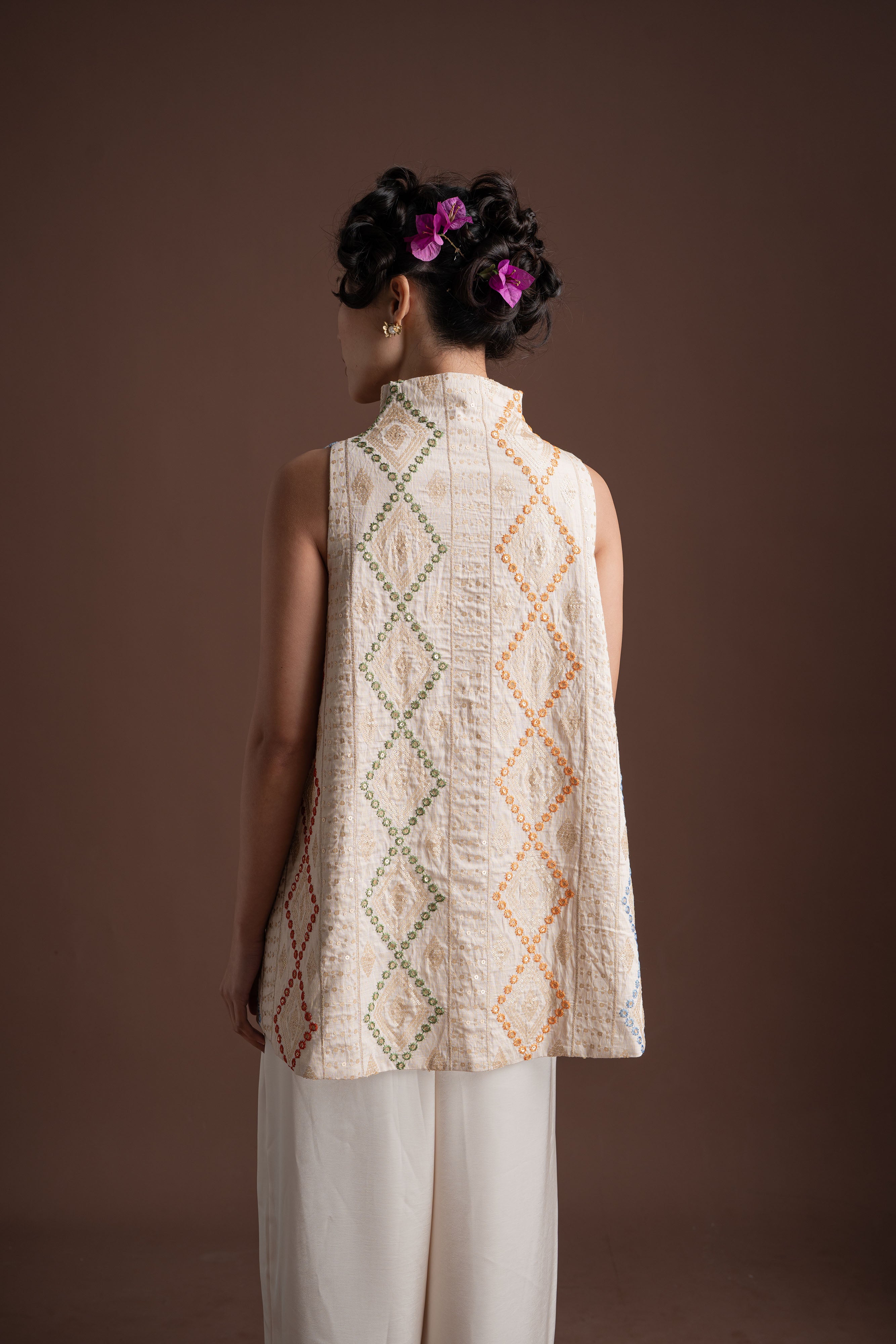 Senandika Svara Top in Cream (Ready shipment date 5-12 March 2026)