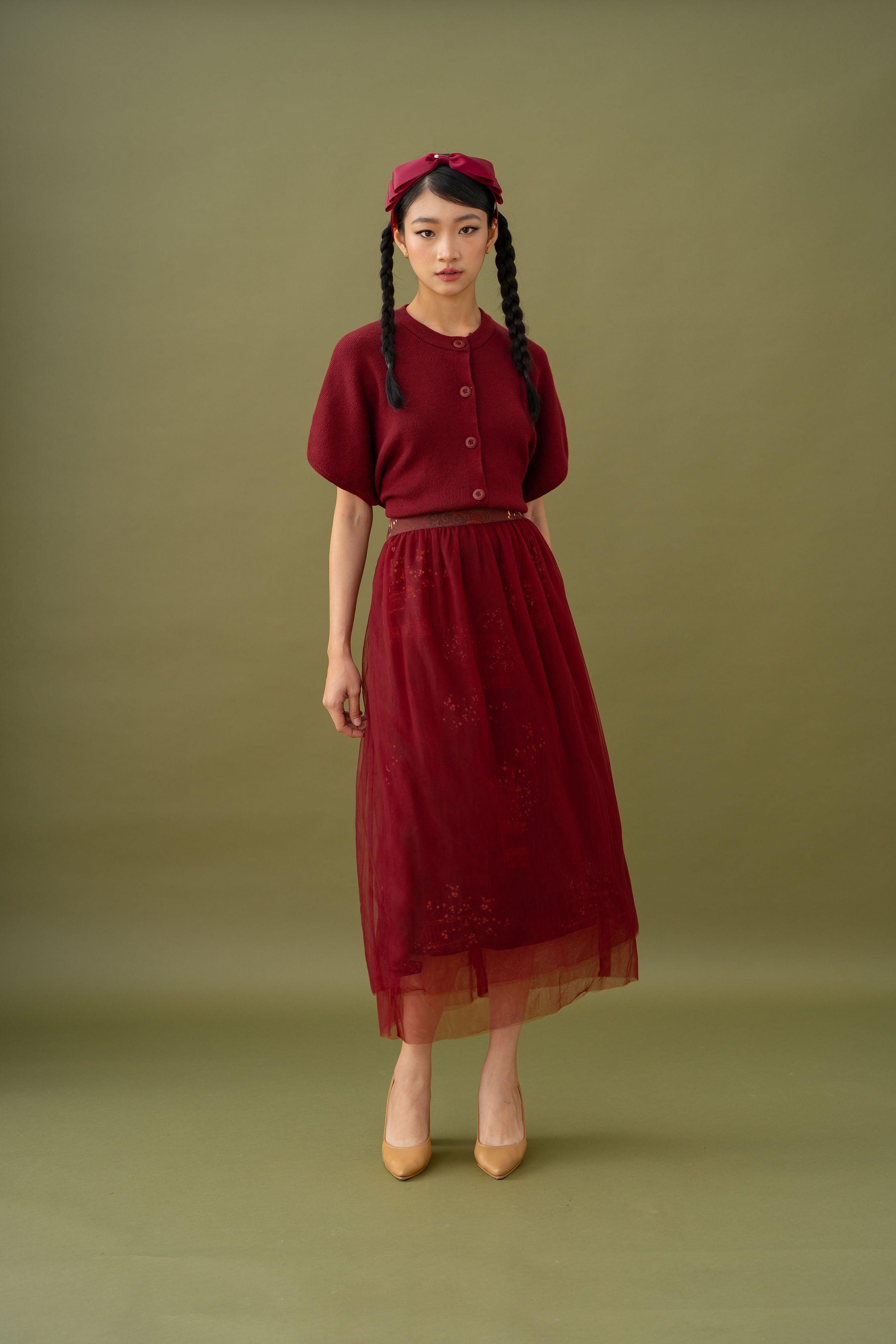 Jade Tutu Pattern Skirt