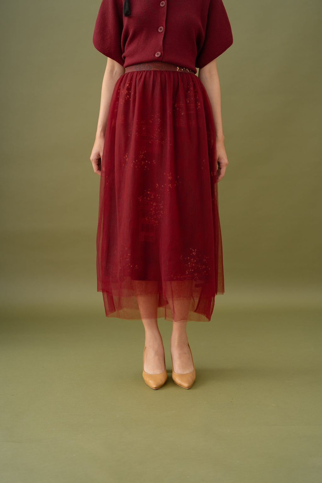 Jade Tutu Pattern Skirt