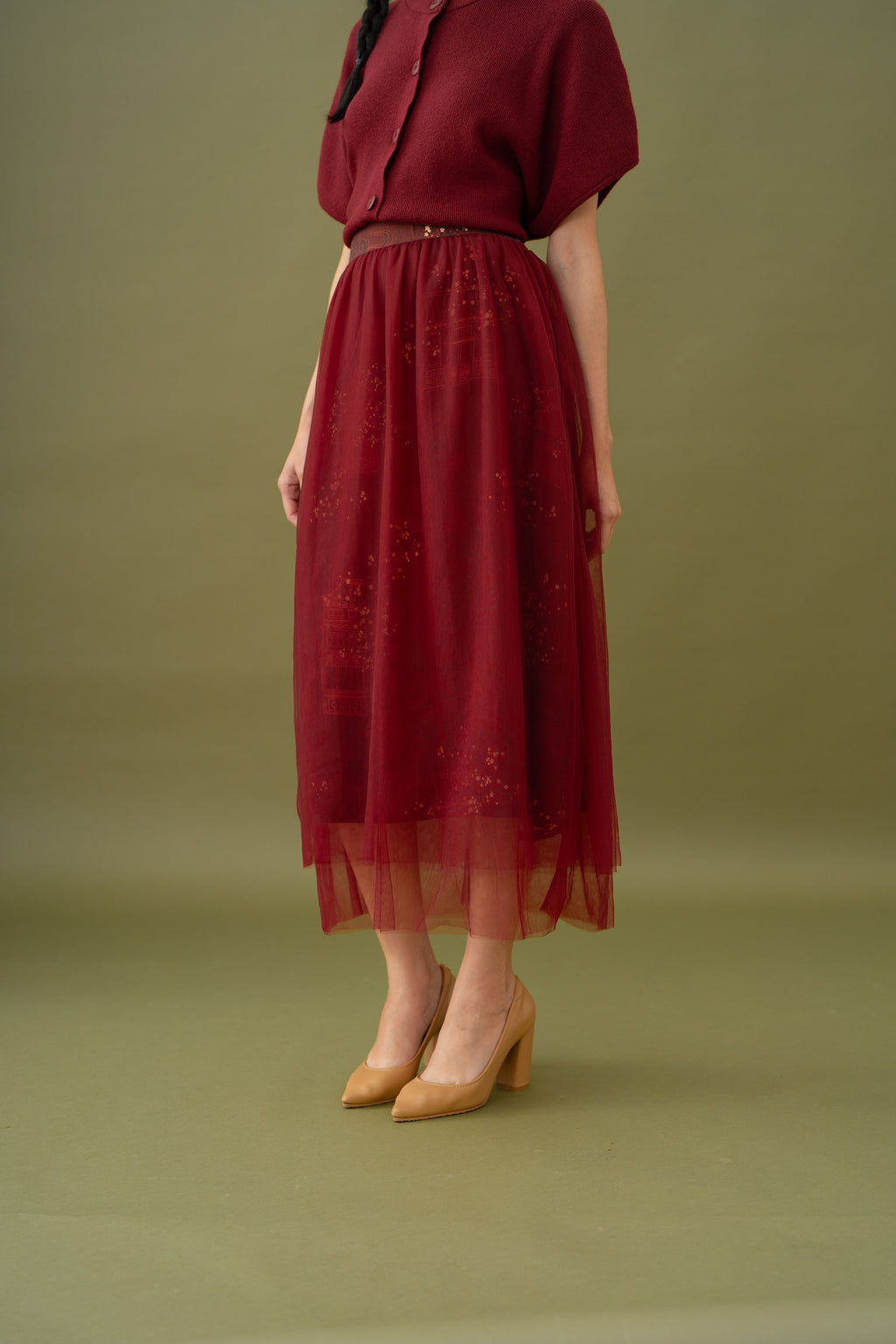 Jade Tutu Pattern Skirt