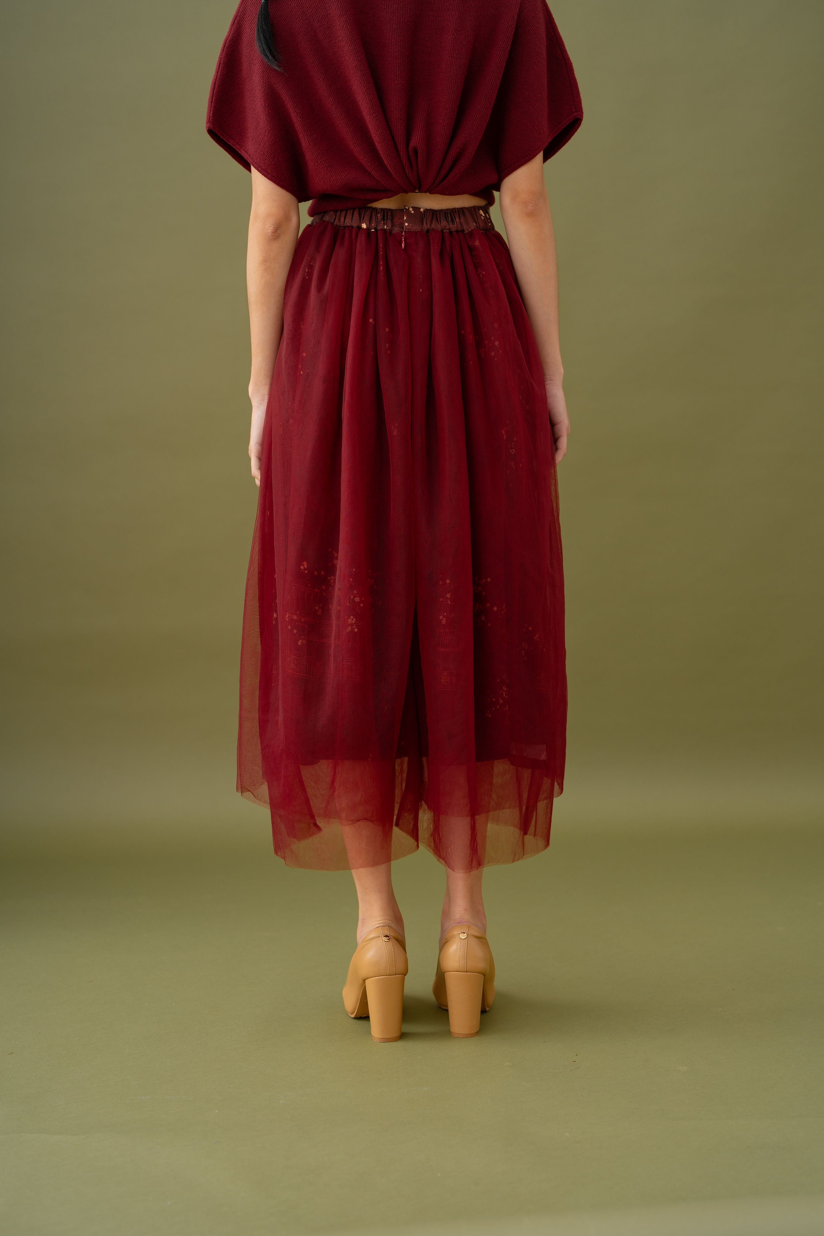 Jade Tutu Pattern Skirt