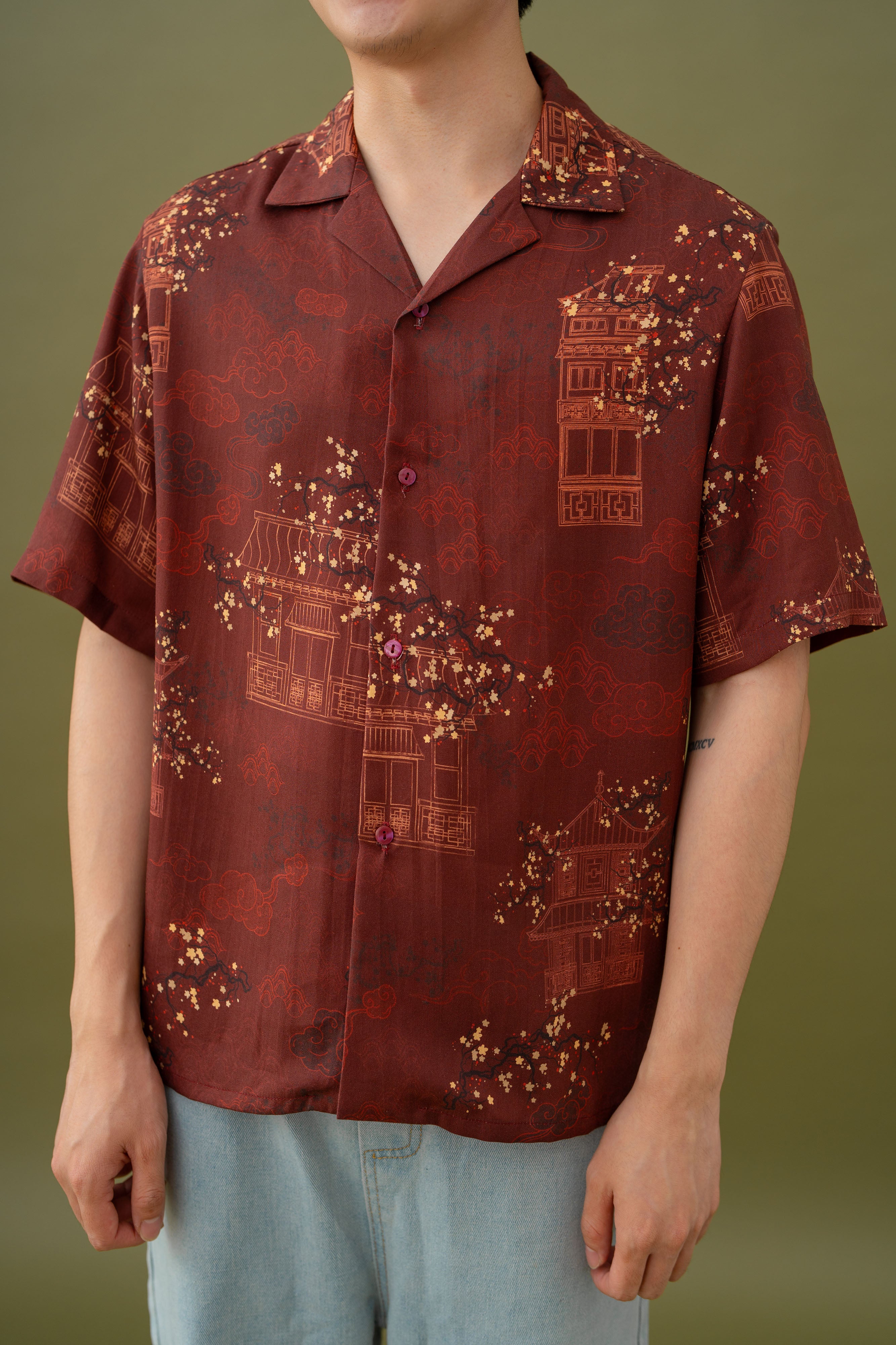 Jade Unisex Pattern Shirt