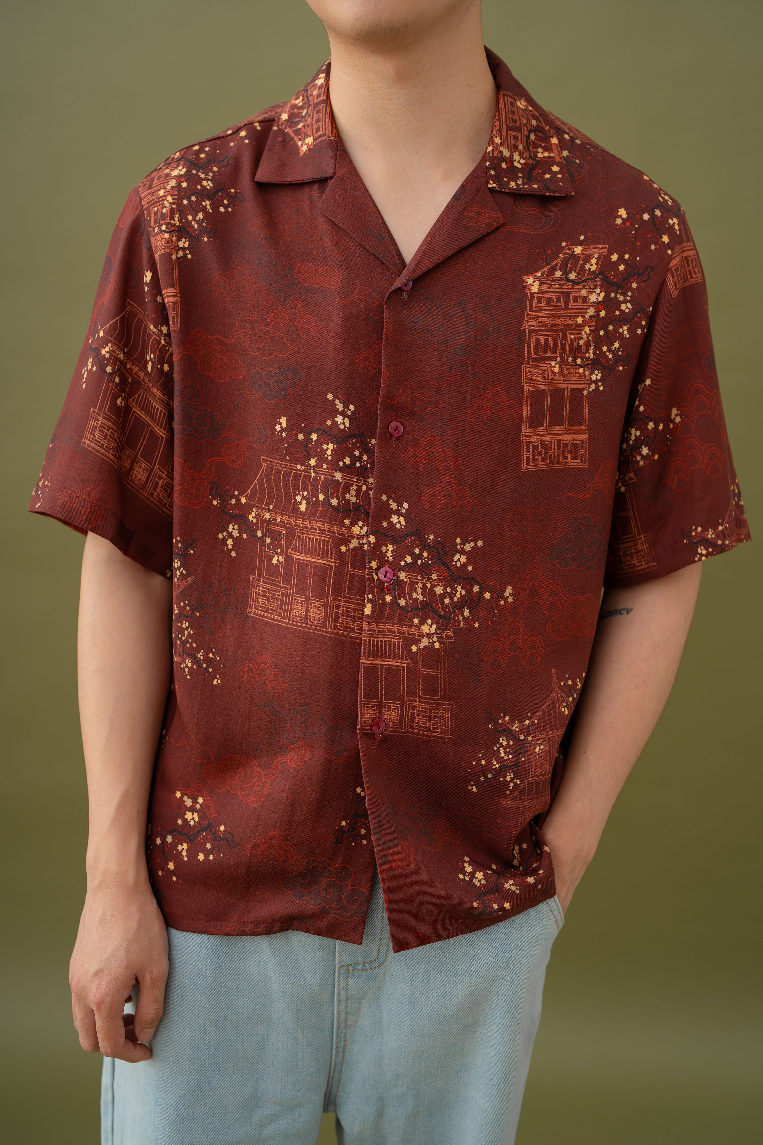 Jade Unisex Pattern Shirt