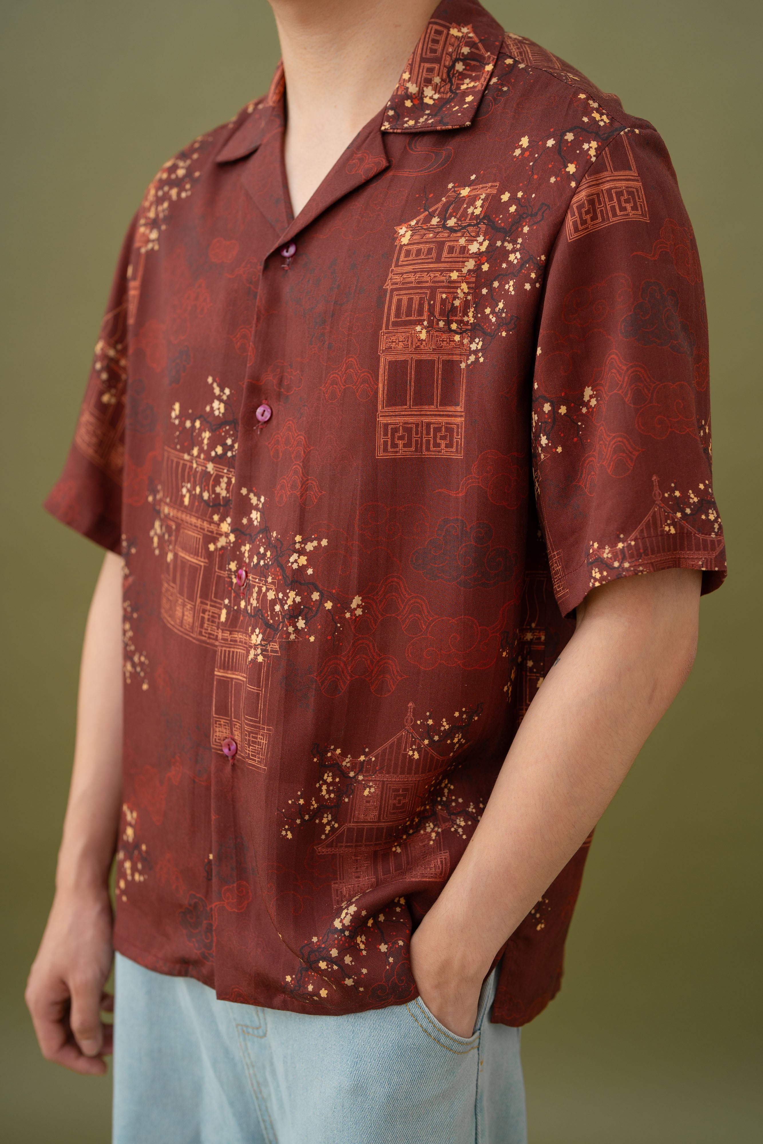 Jade Unisex Pattern Shirt