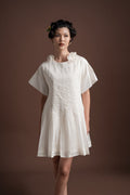 Senandika Embun Mini Dress in Buttermilk