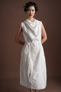 Senandika Lirih Dress in Buttermilk