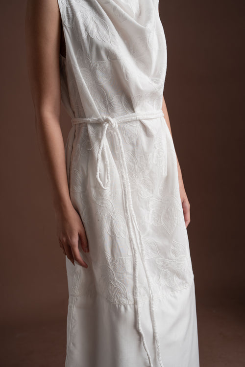 Senandika Lirih Dress in Buttermilk